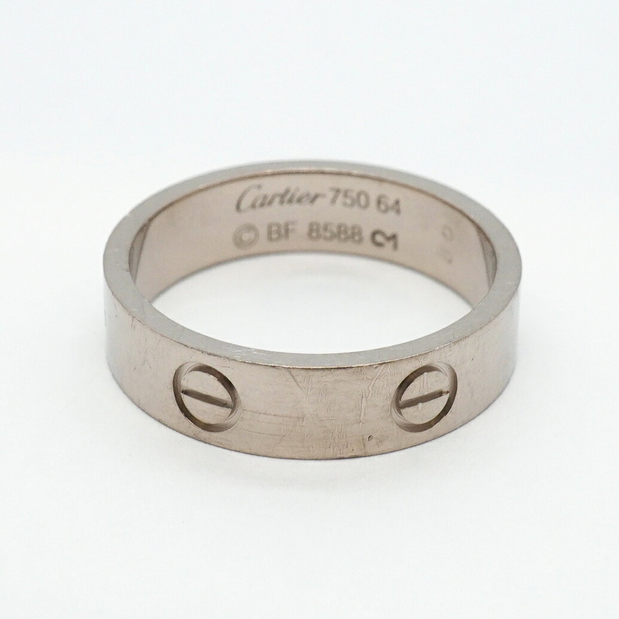 Cartier White Gold (18K) Band Ring (Pre-Owned)
