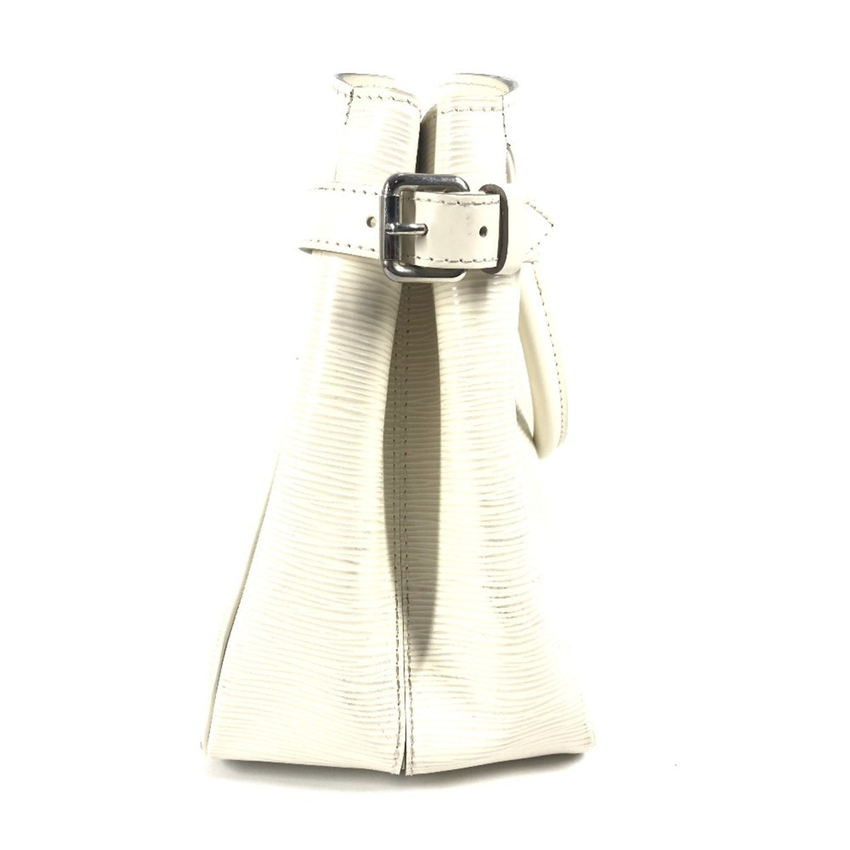 Louis Vuitton Epi White Epi Leather Handbag Tote Bag (Pre-Owned)