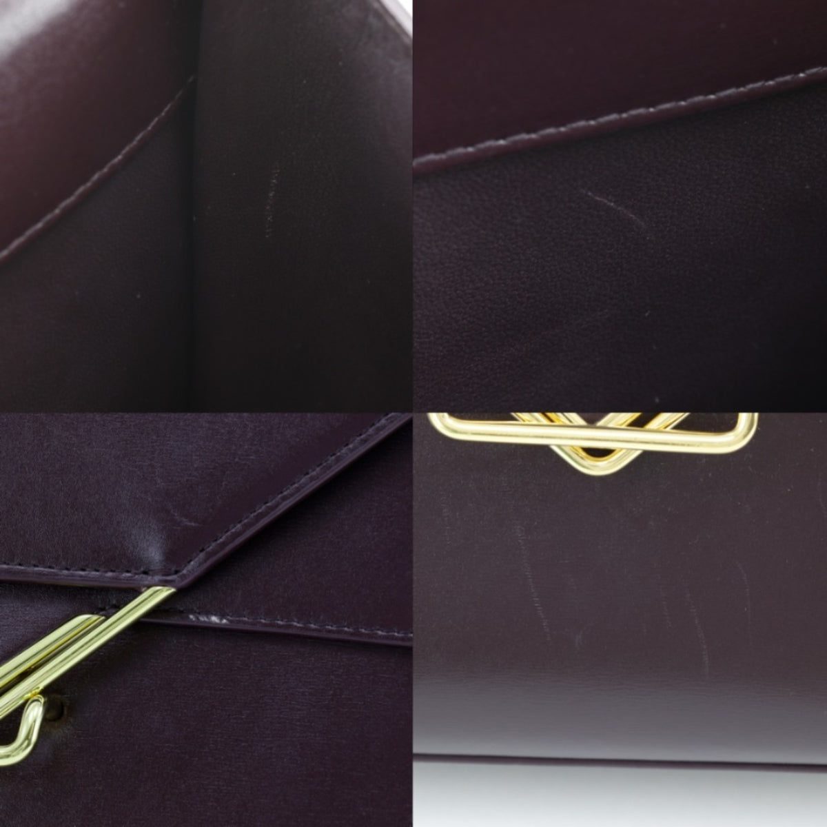 Bottega Veneta Purple Leather Shoulder Bag (Pre-Owned)