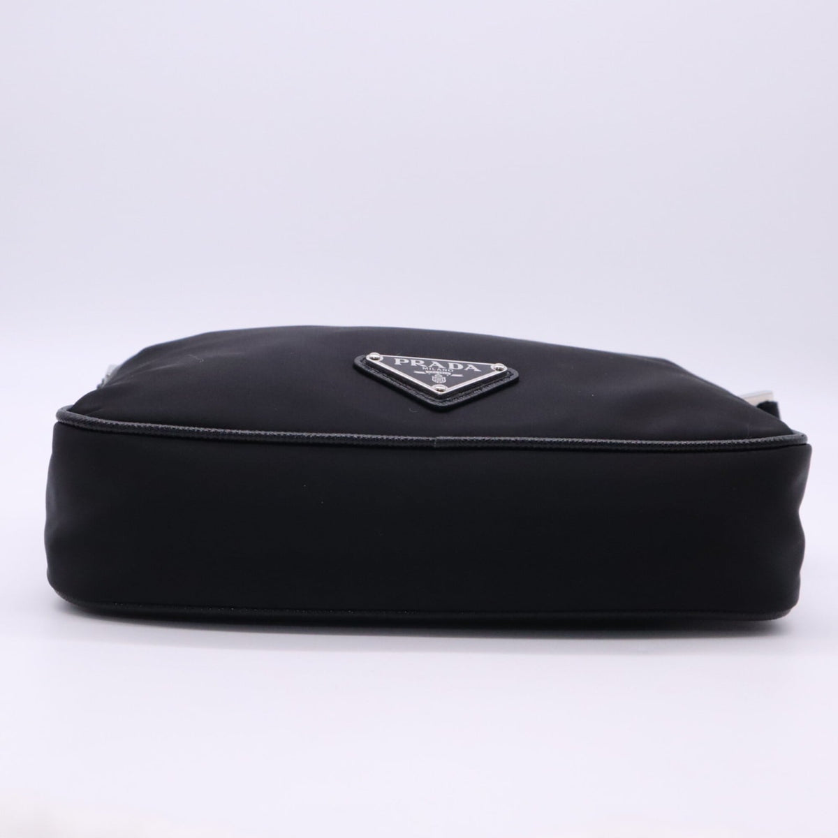 Prada Saffiano Black Nero Nylon Saffiano Shoulder Bag (Pre-Owned)