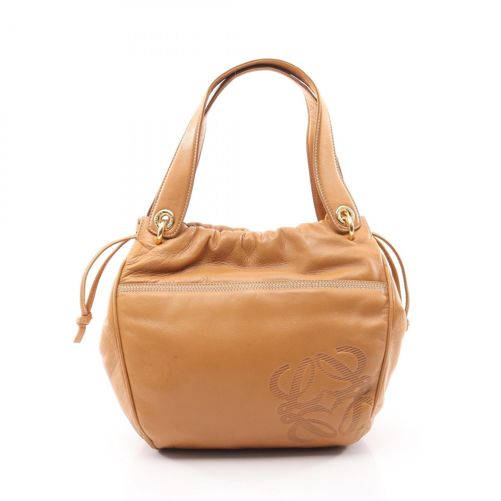 Loewe Beige Leather Handbag (Pre-Owned)