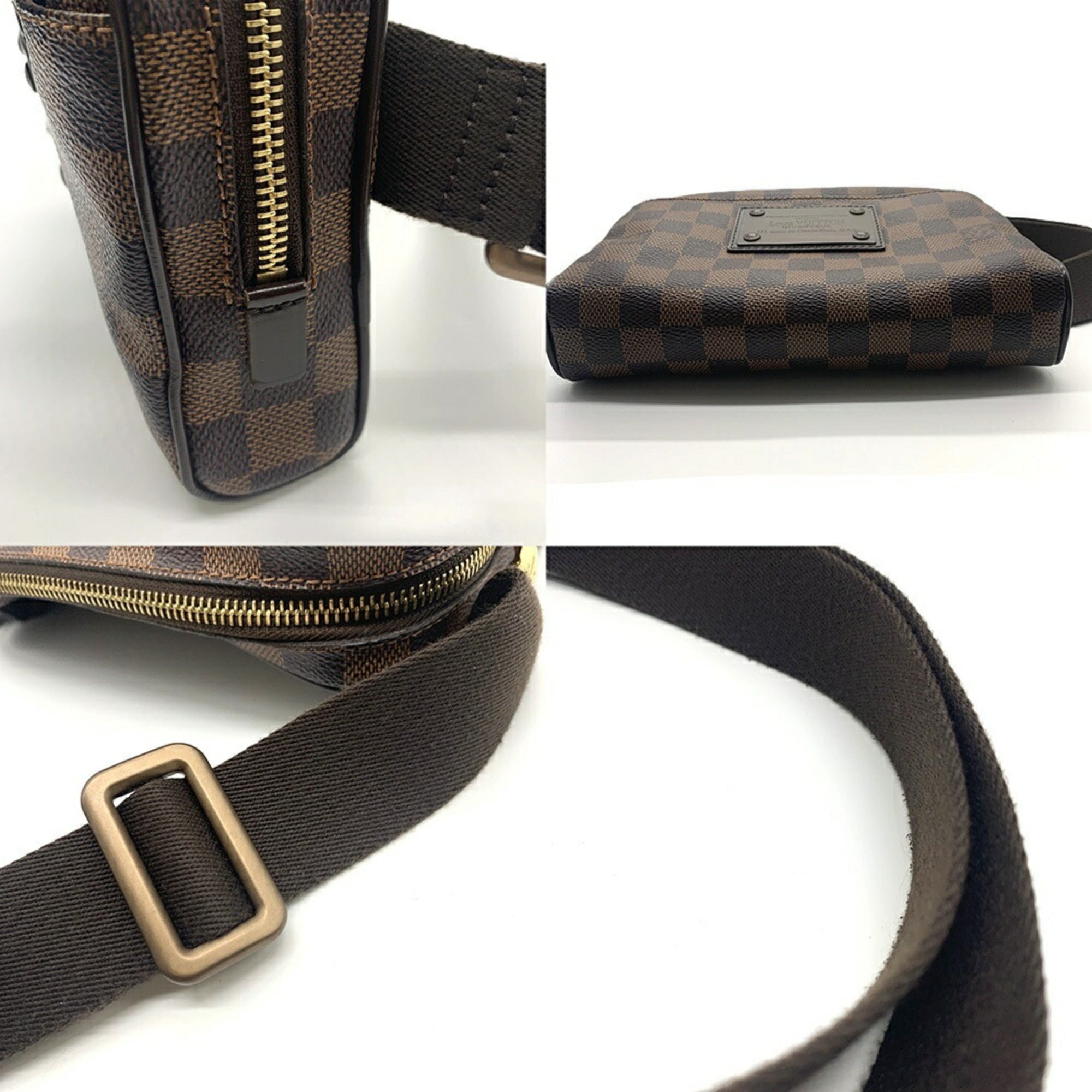 Louis Vuitton Damier Dark Brown Damier Canvas Sling Bag (Pre-Owned)