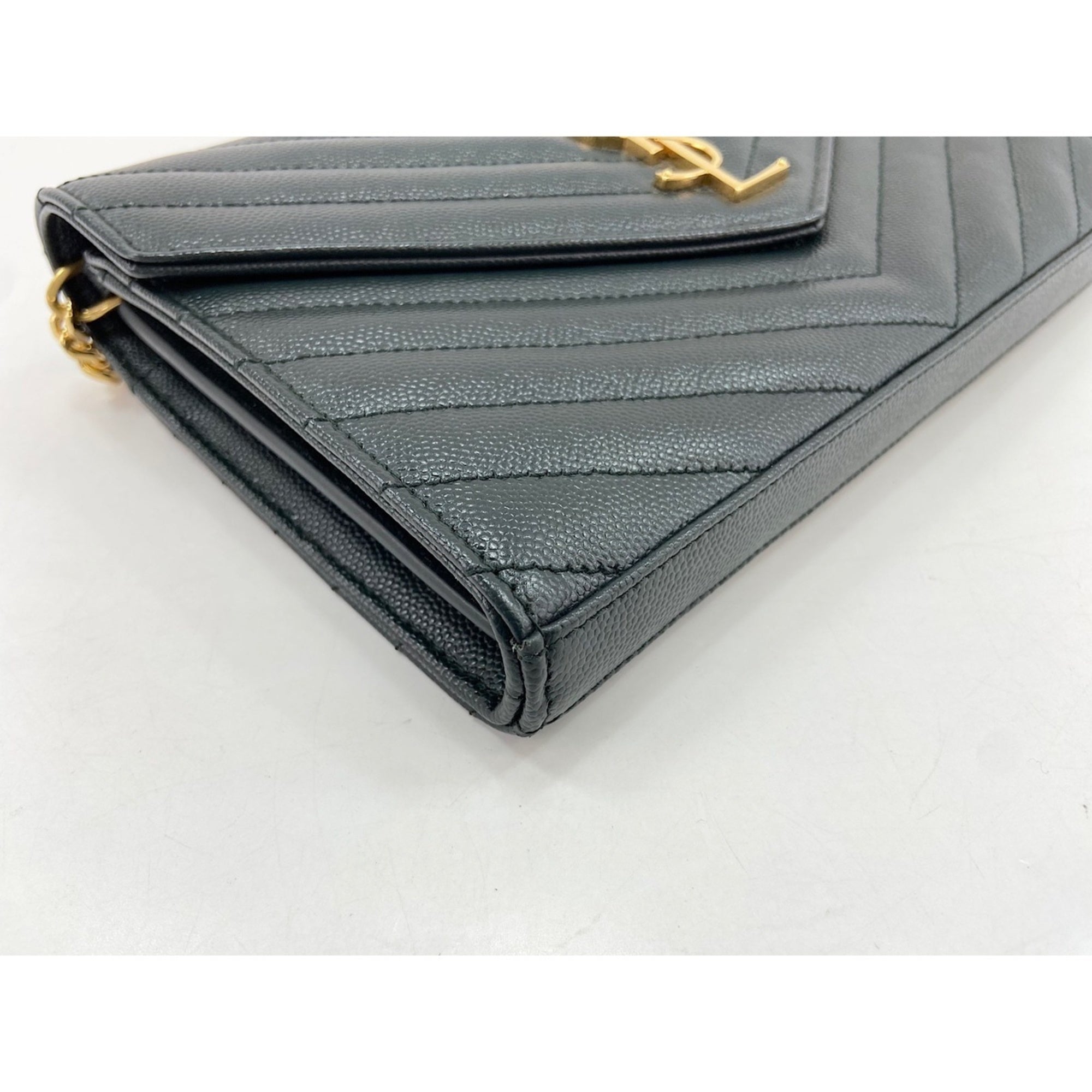 Yves Saint Laurent Gray Shoulder Bag (Pre-Owned)