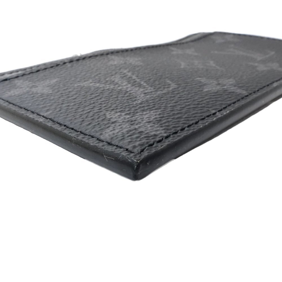 Louis Vuitton Monogram Eclipse Black Monogram Eclipse Coin Purse/Coin Case (Pre-Owned)