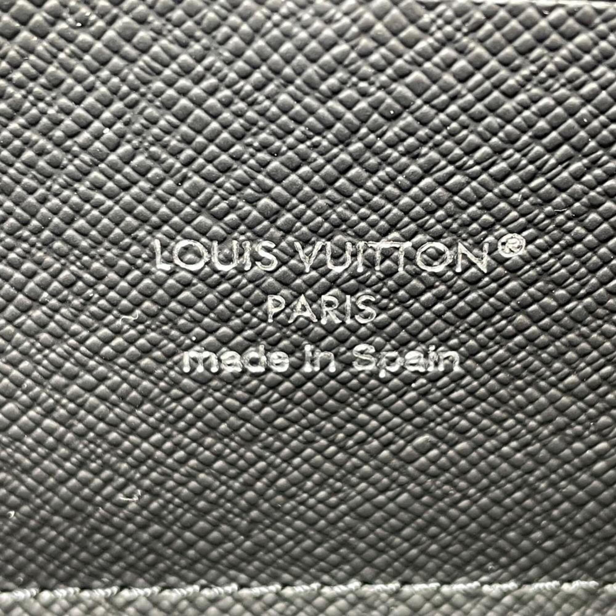 Louis Vuitton Black Monogram Eclipse Long Wallet (Bi-Fold) (Pre-Owned)
