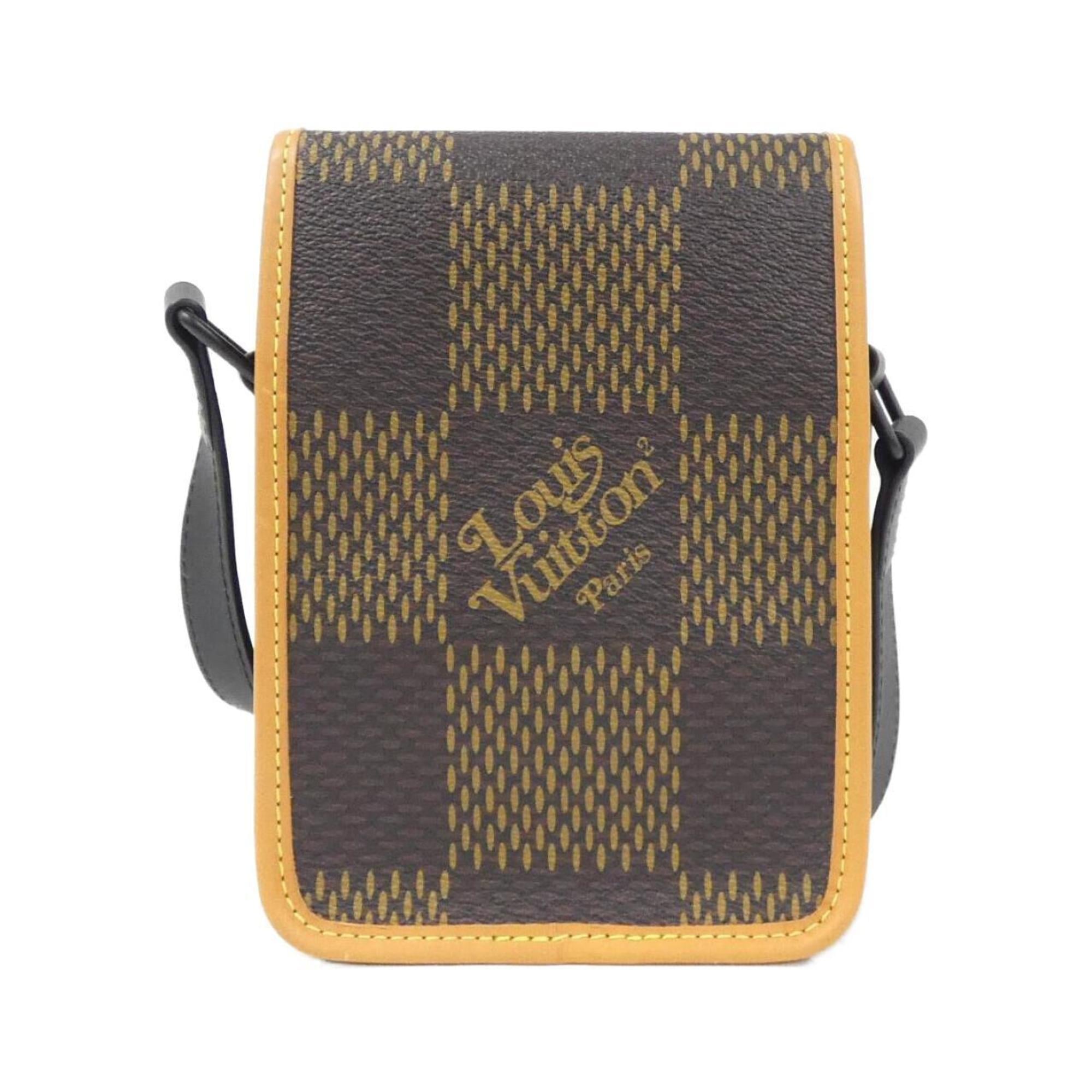 Louis Vuitton Ebene Coated Canvas Shoulder Bag (Pre-Owned)