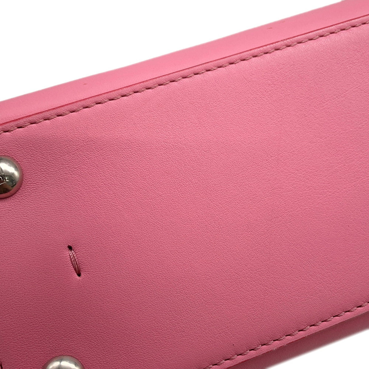 Fendi Pink Leather Handbag (Pre-Owned)