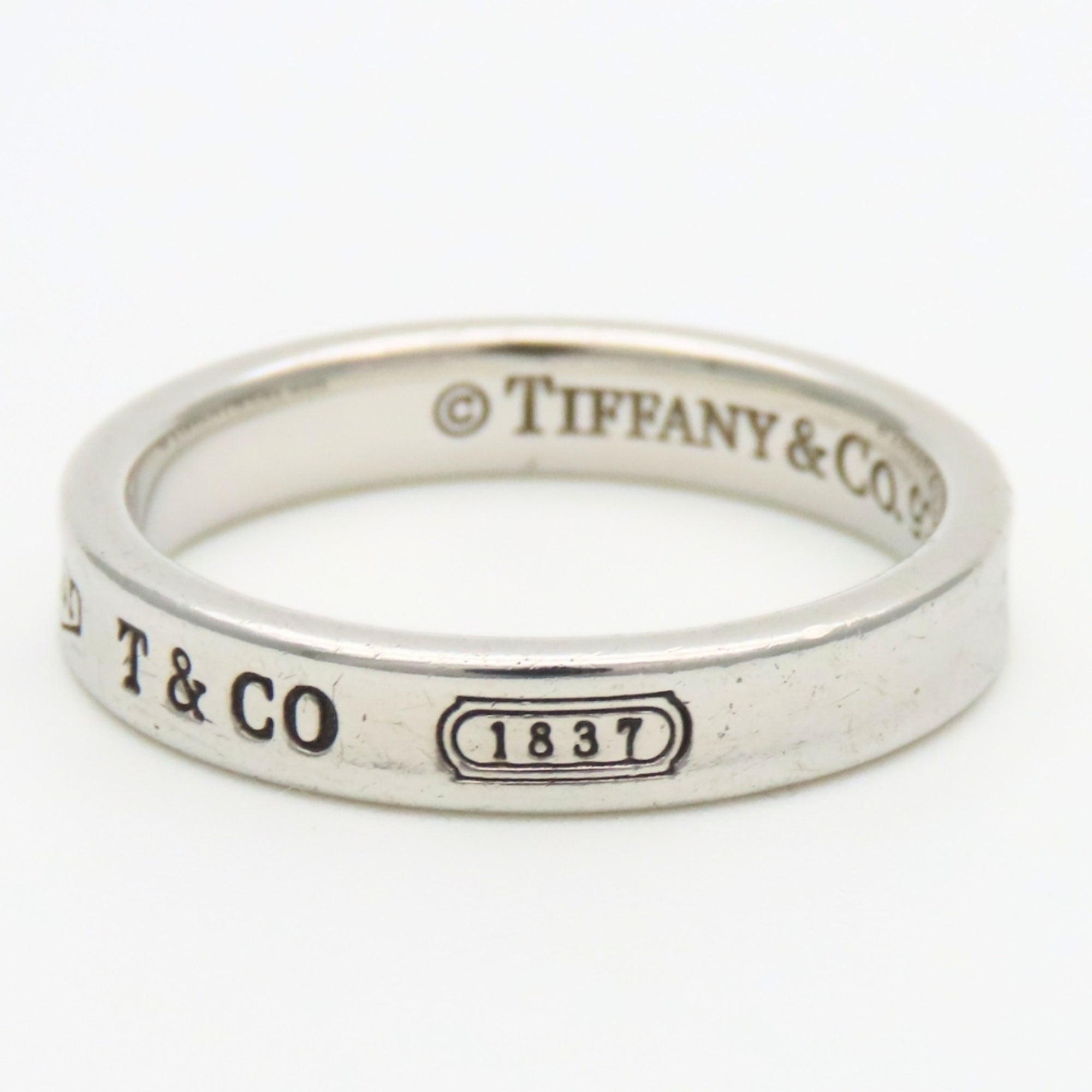 Tiffany Silver Silver 925 Band Ring (Pre-Owned)