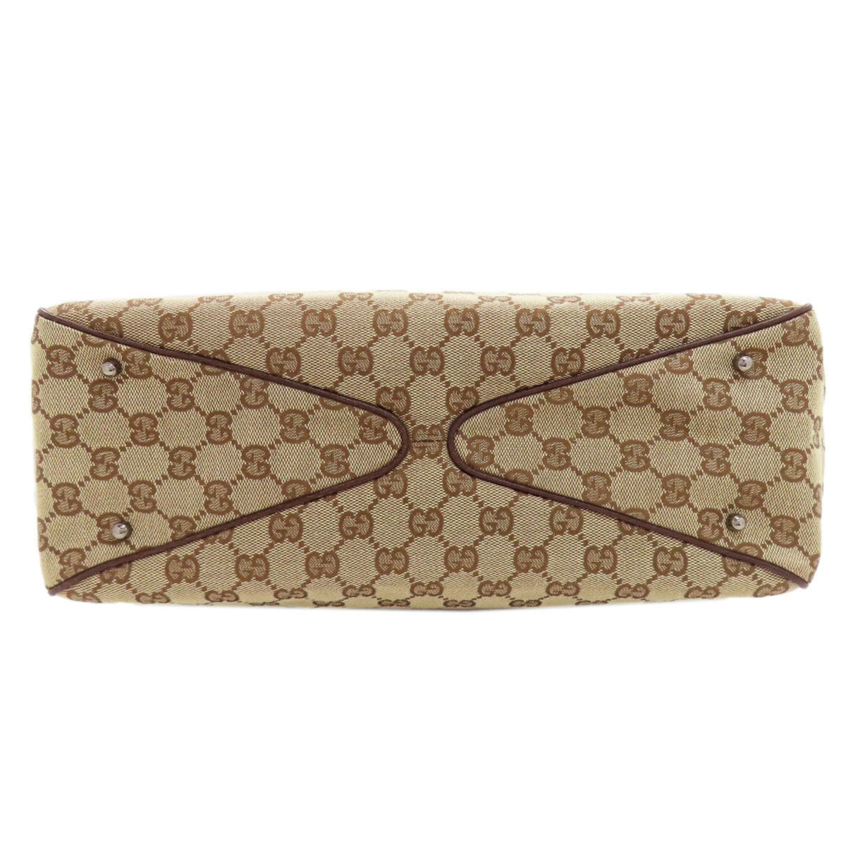 Gucci Brown Canvas Tote Bag (Pre-Owned)