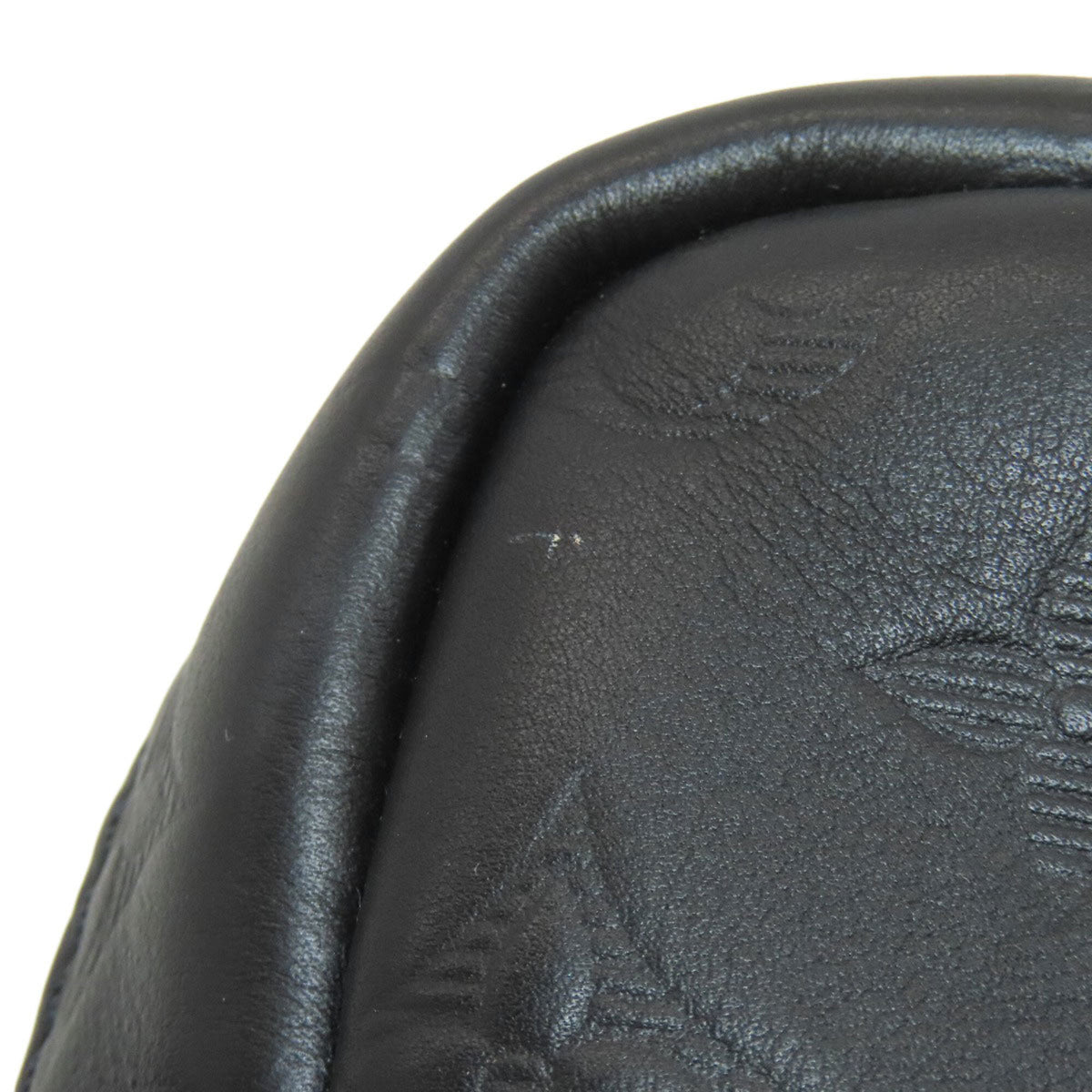 Louis Vuitton Noir Monogram Shadow Shoulder Bag (Pre-Owned)