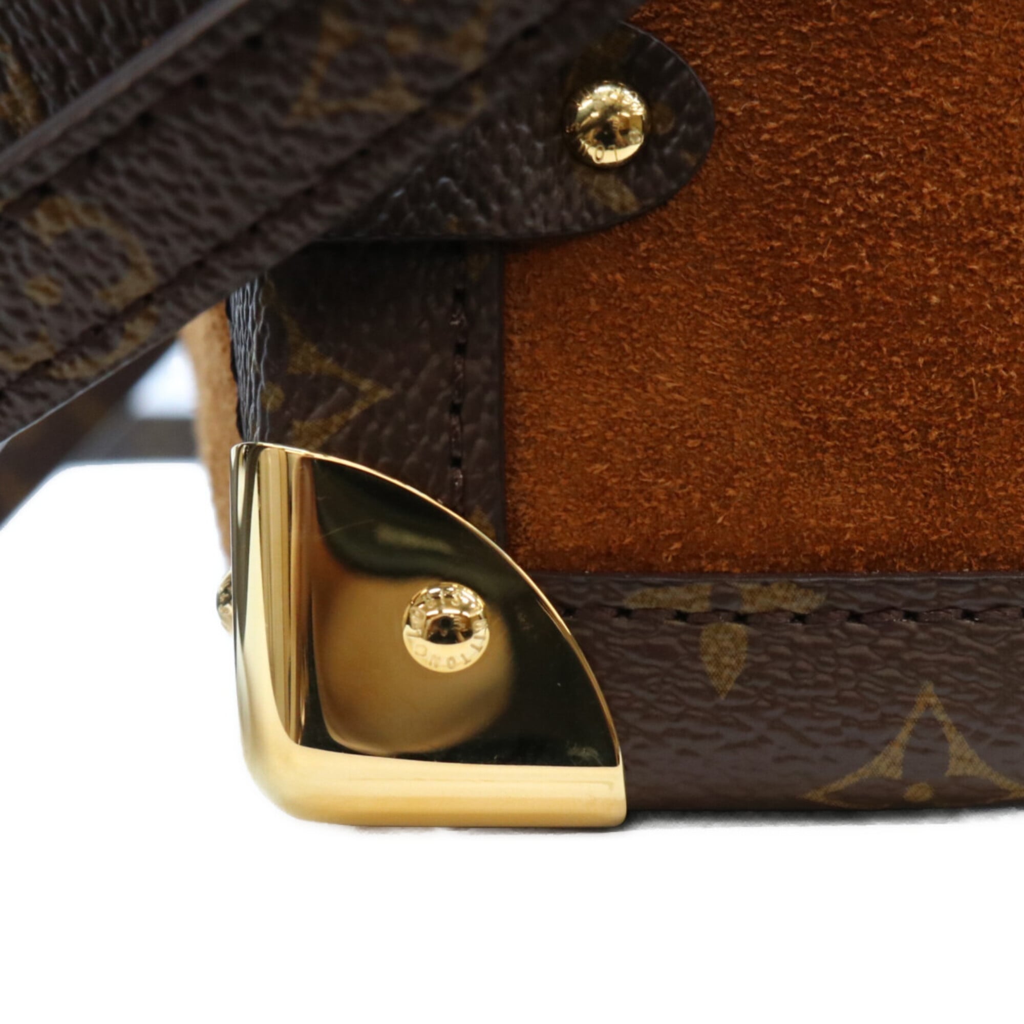 Louis Vuitton Brown Suede Shoulder Bag (Pre-Owned)