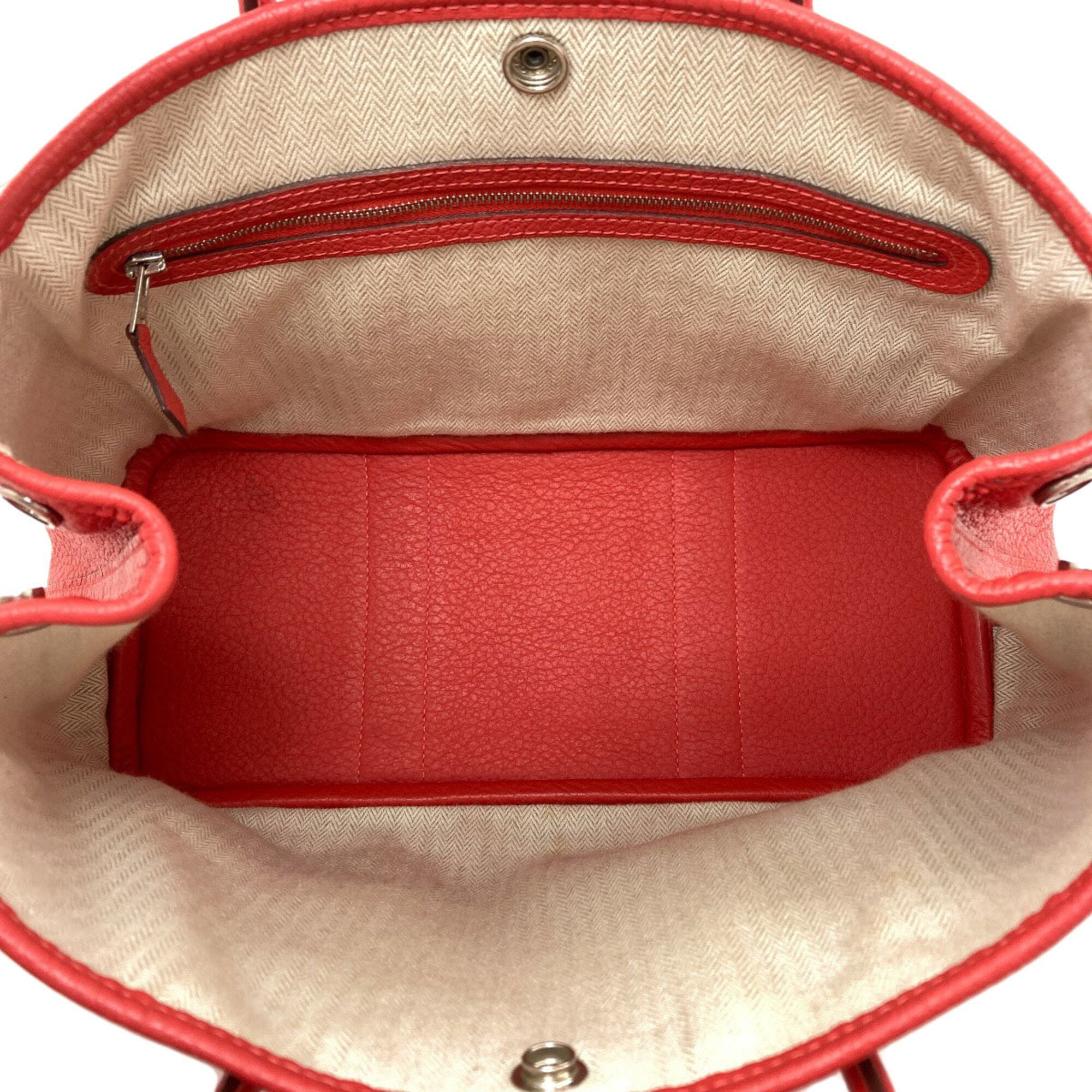 Hermes Garden Pink Negonda Leather Handbag (Pre-Owned)