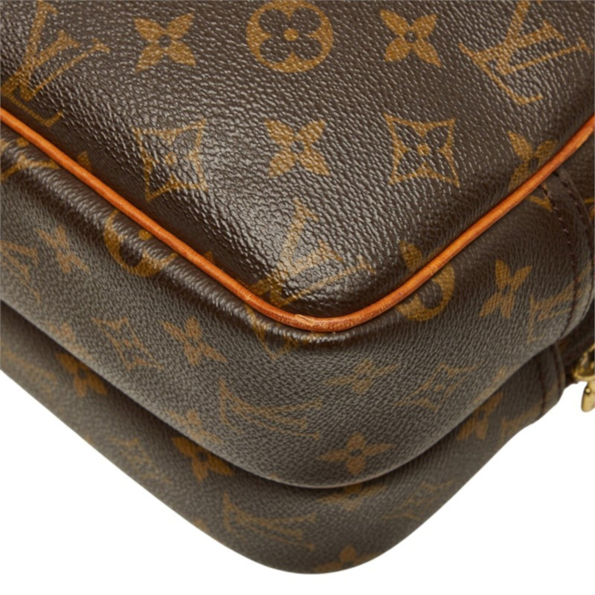 Louis Vuitton Brown Pvc Leather Shoulder Bag (Pre-Owned)