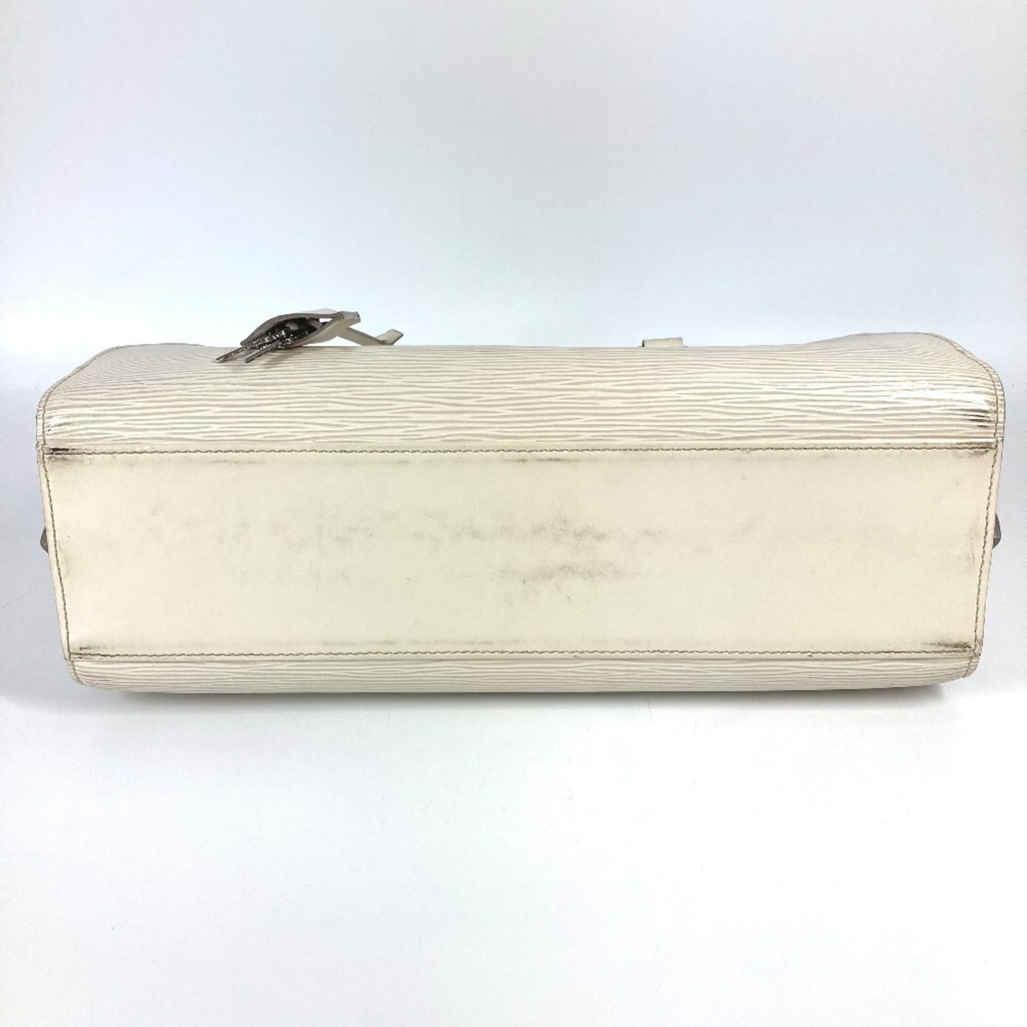 Louis Vuitton Lv Off White White Epi Leather Handbag Tote Bag (Pre-Owned)