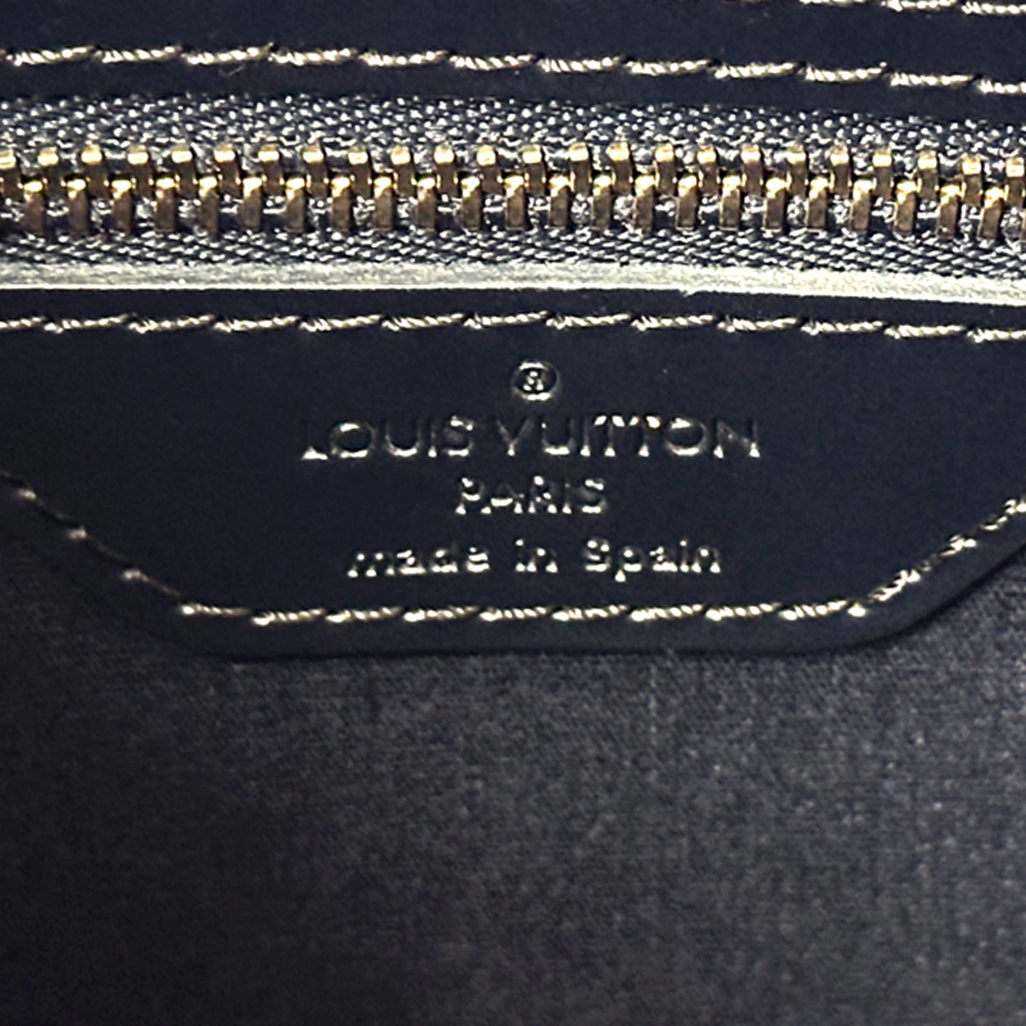 Louis Vuitton Blue Monogram Mat Handbag Tote Bag (Pre-Owned)