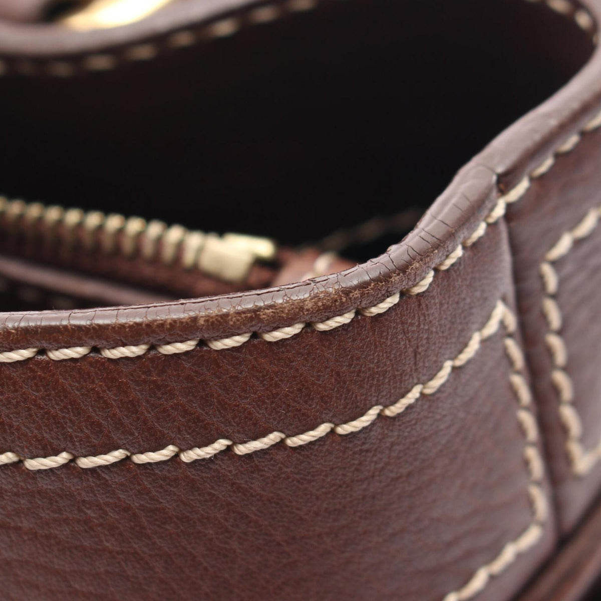 Celine Brown Leather Handbag (Pre-Owned)