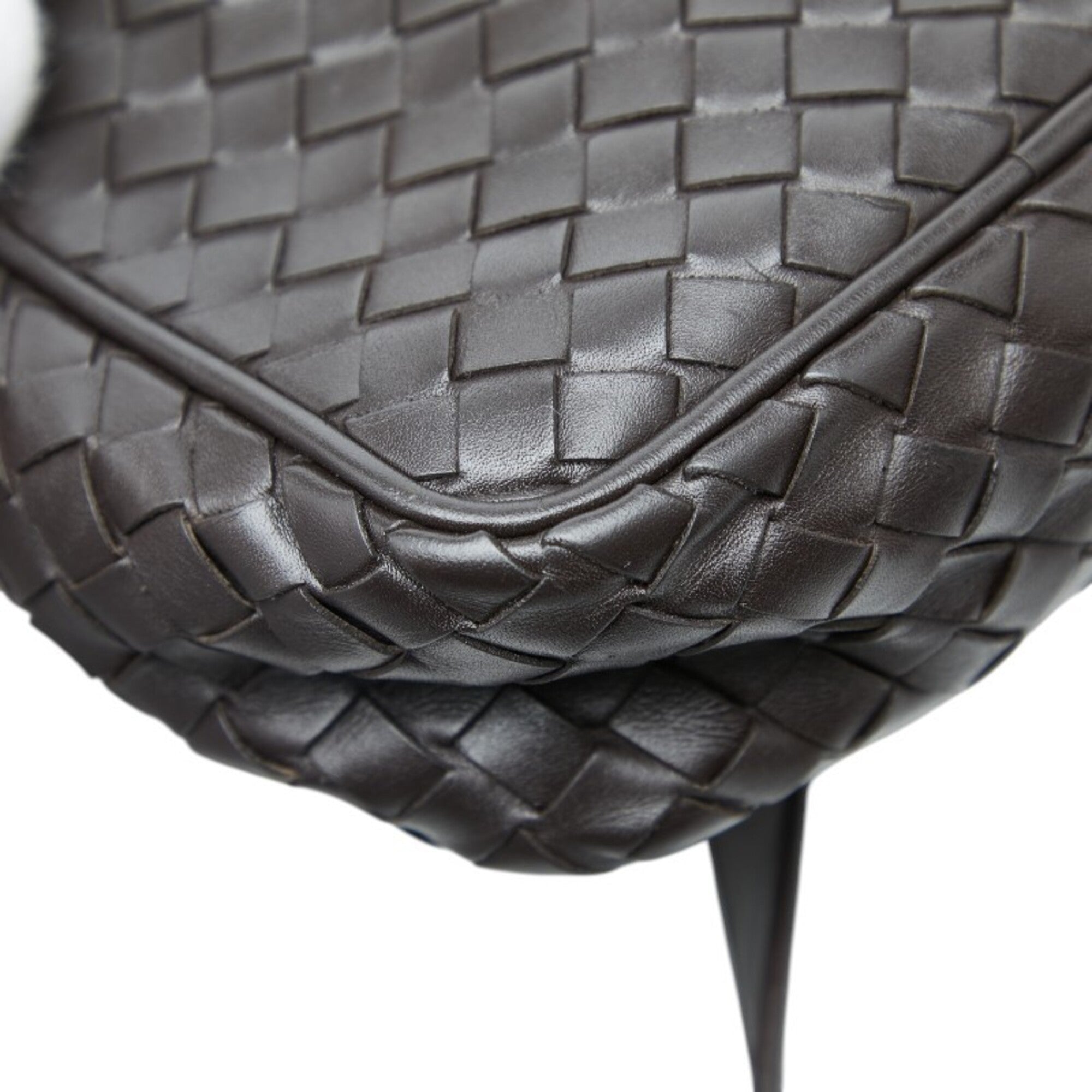Bottega Veneta Brown Leather Shoulder Bag (Pre-Owned)
