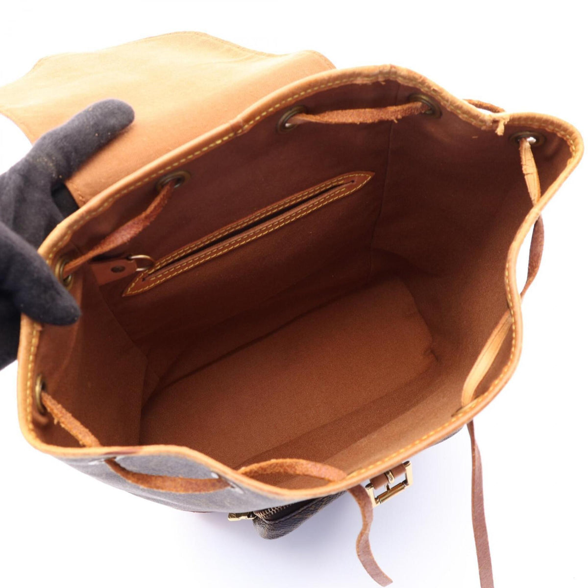 Louis Vuitton Brown Monogram Monogram Leather Backpack (Pre-Owned)