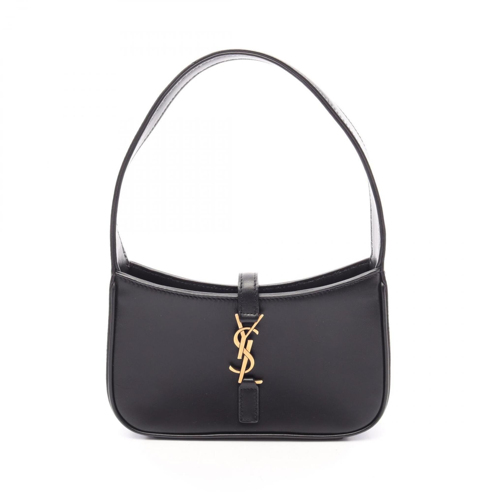 Yves Saint Laurent Black Leather Handbag (Pre-Owned)
