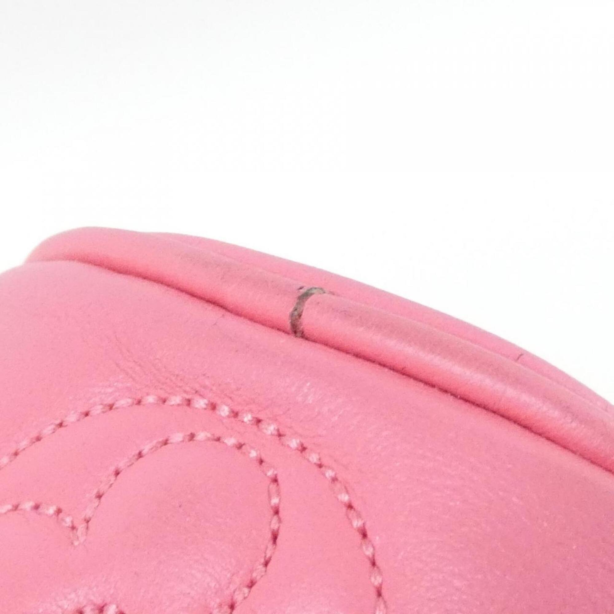 Louis Vuitton Pink Leather Shoulder Bag (Pre-Owned)