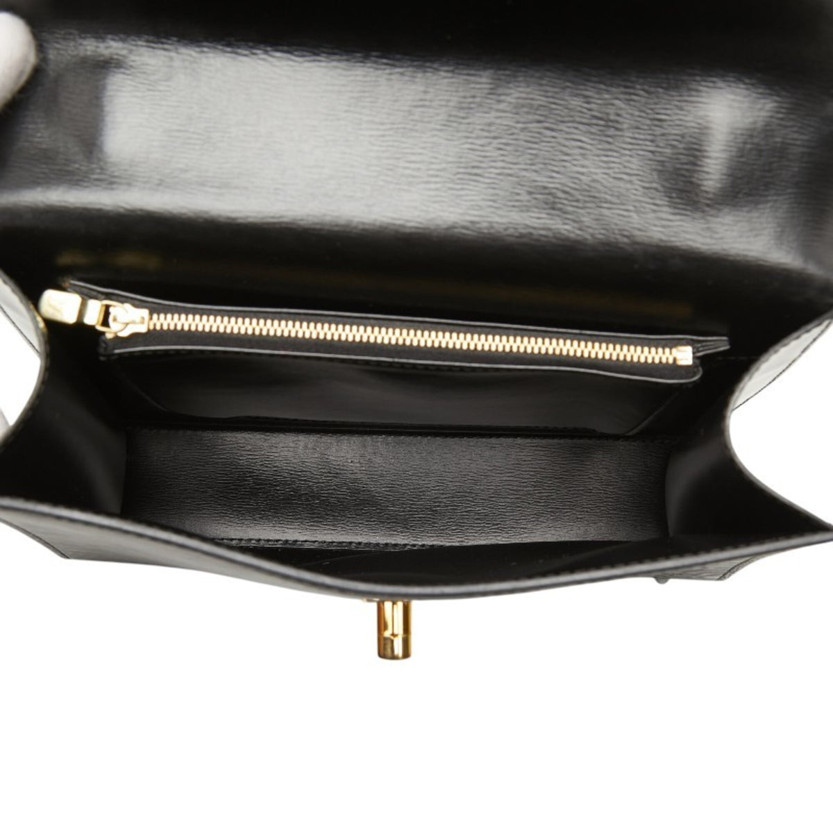 Louis Vuitton Black Noir Leather Handbag (Pre-Owned)