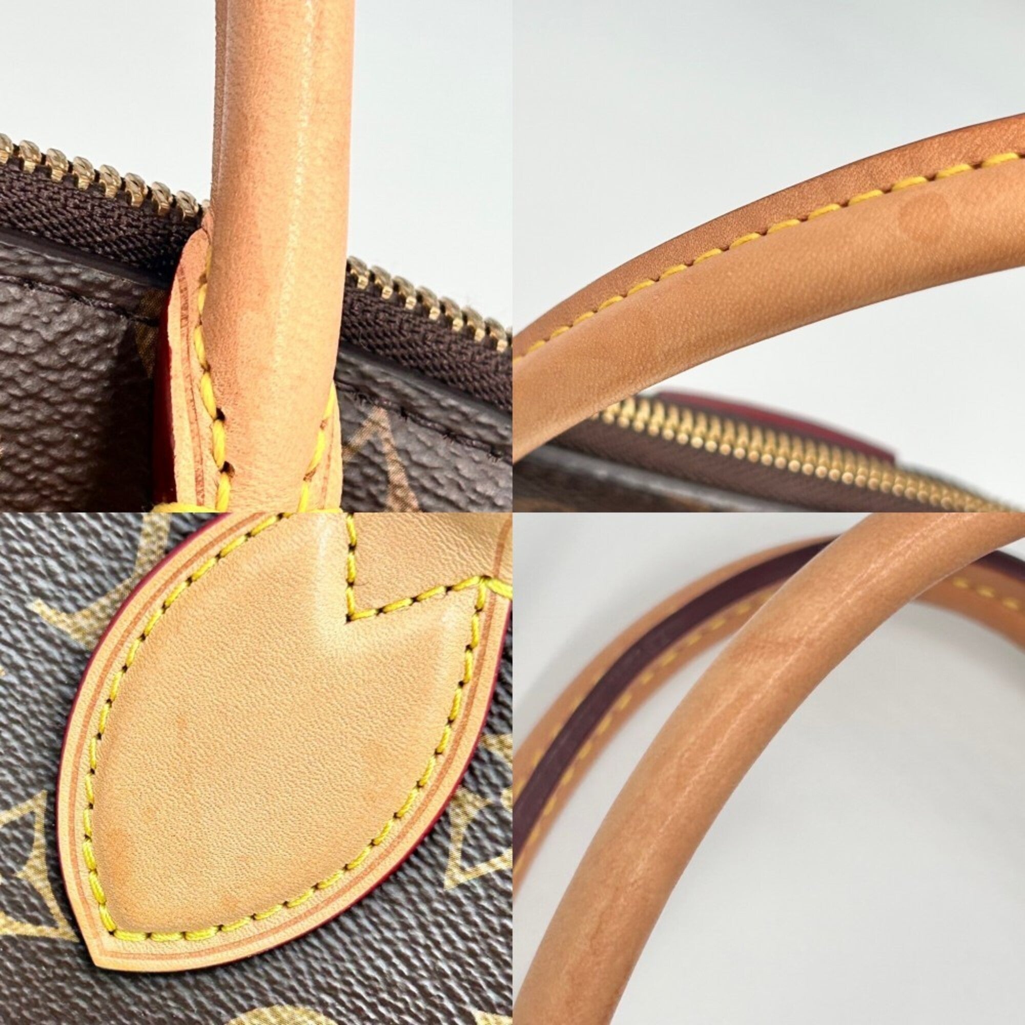 Louis Vuitton Brown Monogram Canvas Handbag Shoulder Bag (Pre-Owned)