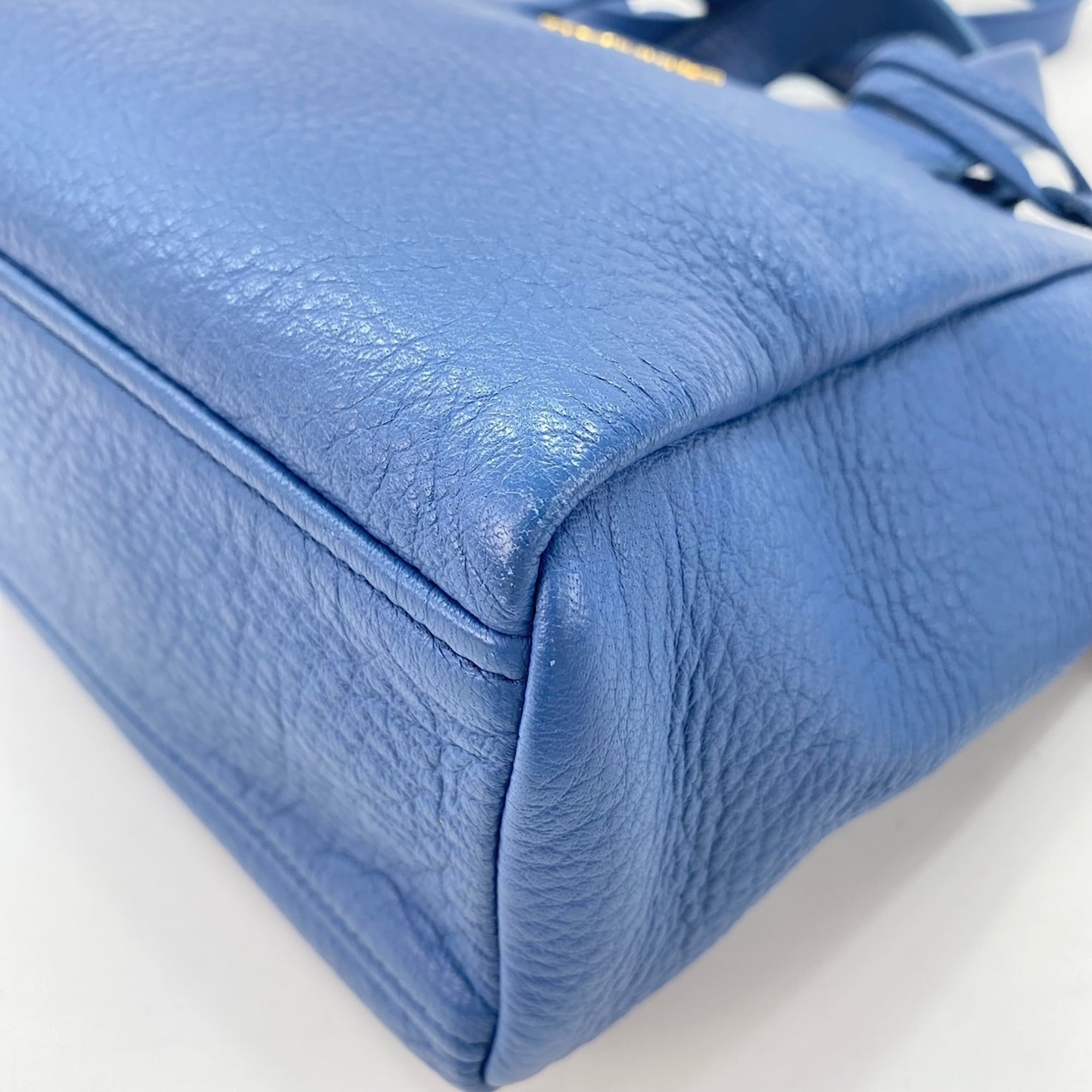 Prada Blue Handbag Shoulder Bag (Pre-Owned)