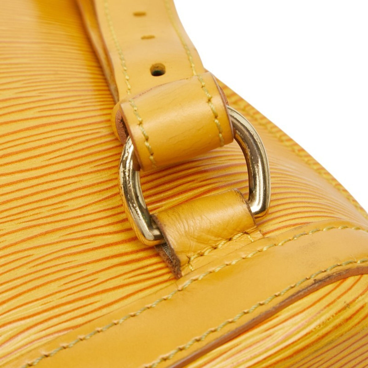 Louis Vuitton Yellow Leather Backpack (Pre-Owned)