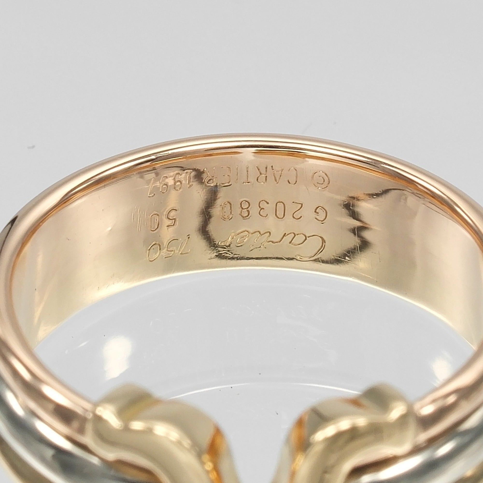 Cartier Yellow Gold (18K) Pink Gold (18K) White Gold (18K) Band Ring (Pre-Owned)
