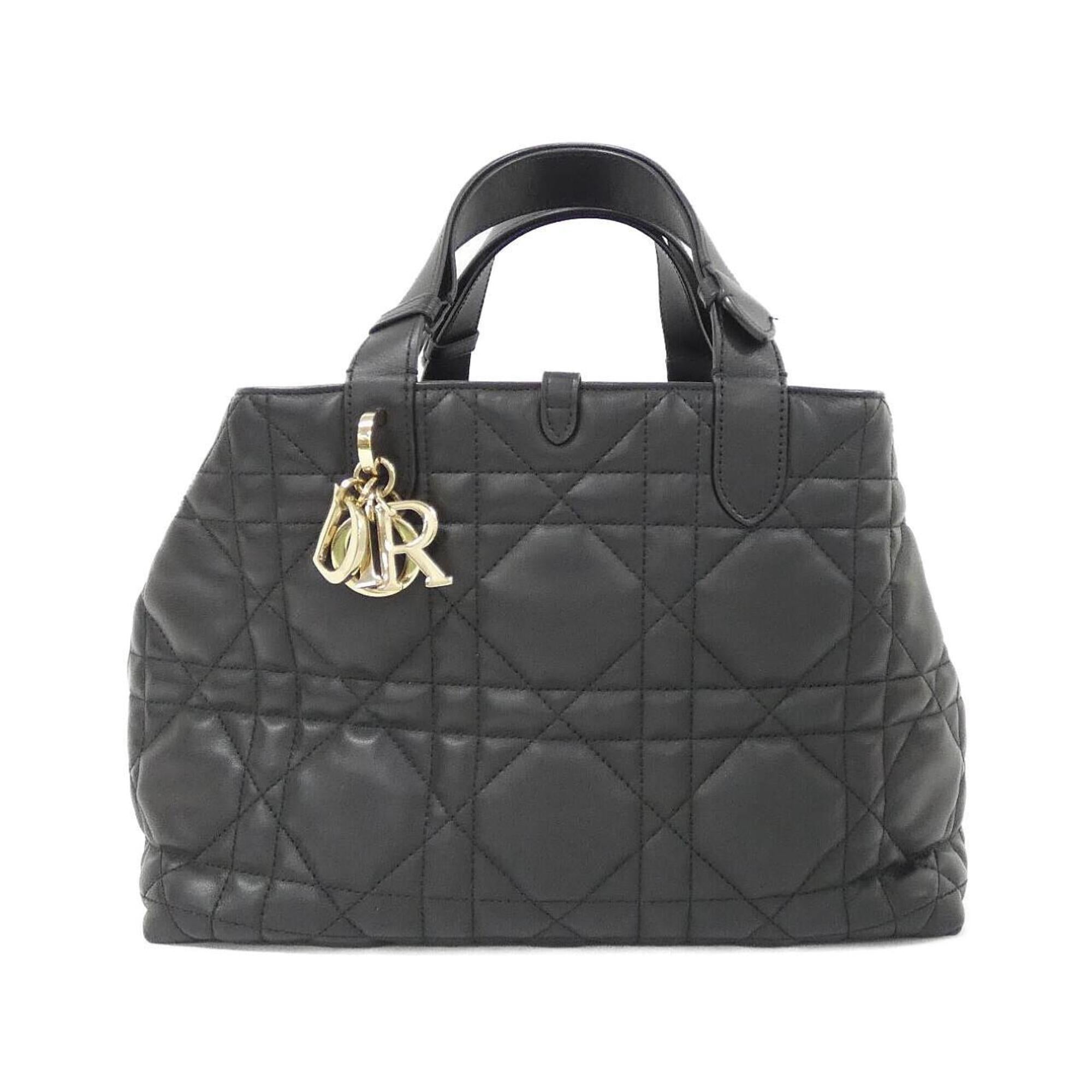 Christian Dior Black Leather Handbag (Pre-Owned)