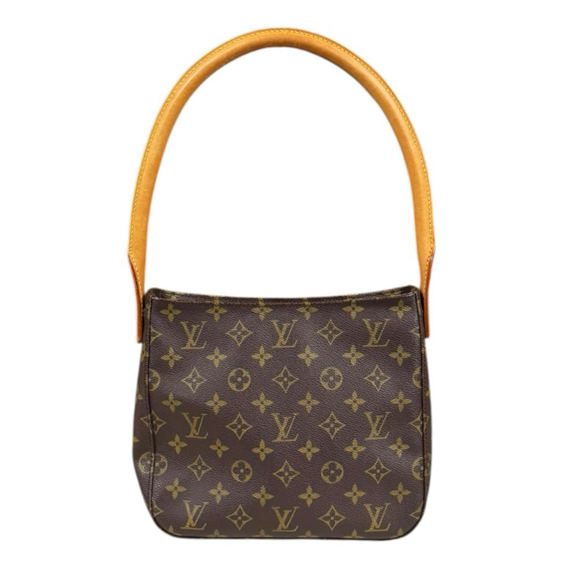 Louis Vuitton Brown Monogram Canvas Handbag (Pre-Owned)