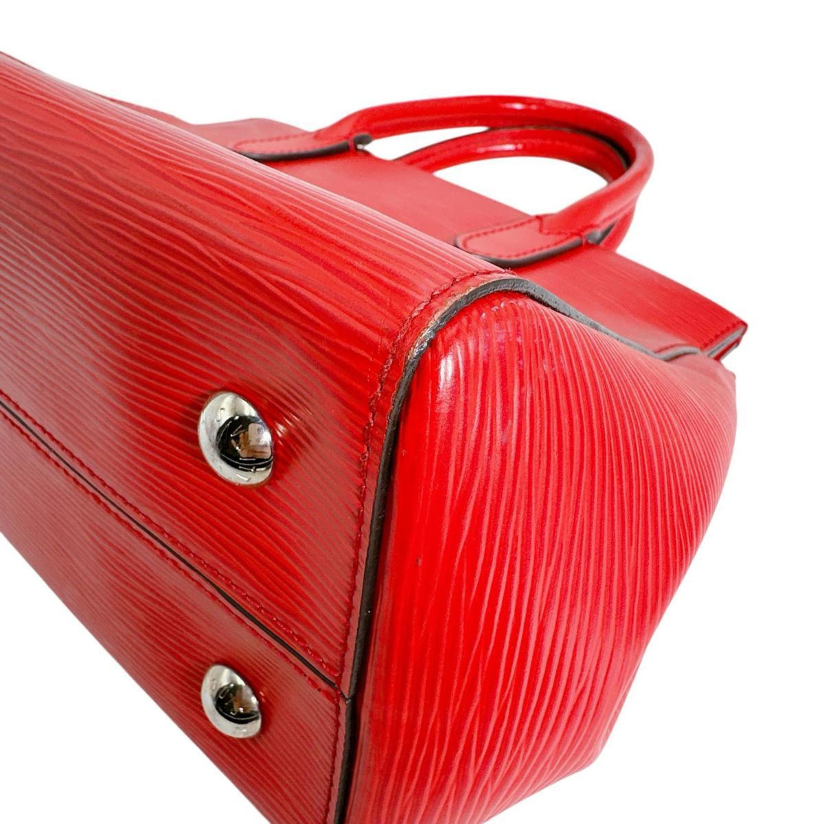 Louis Vuitton Red Color Epi Leather Handbag (Pre-Owned)
