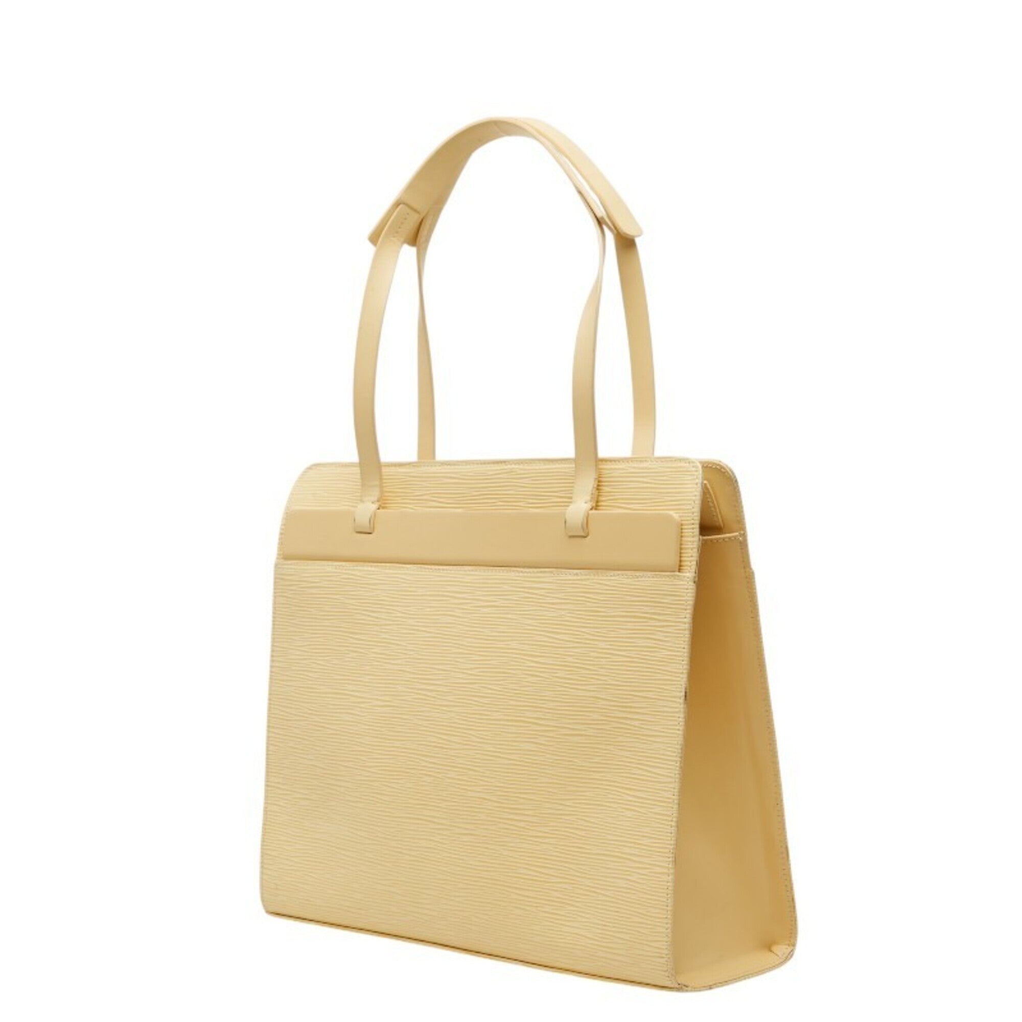 Louis Vuitton Yellow Leather Handbag Tote Bag (Pre-Owned)