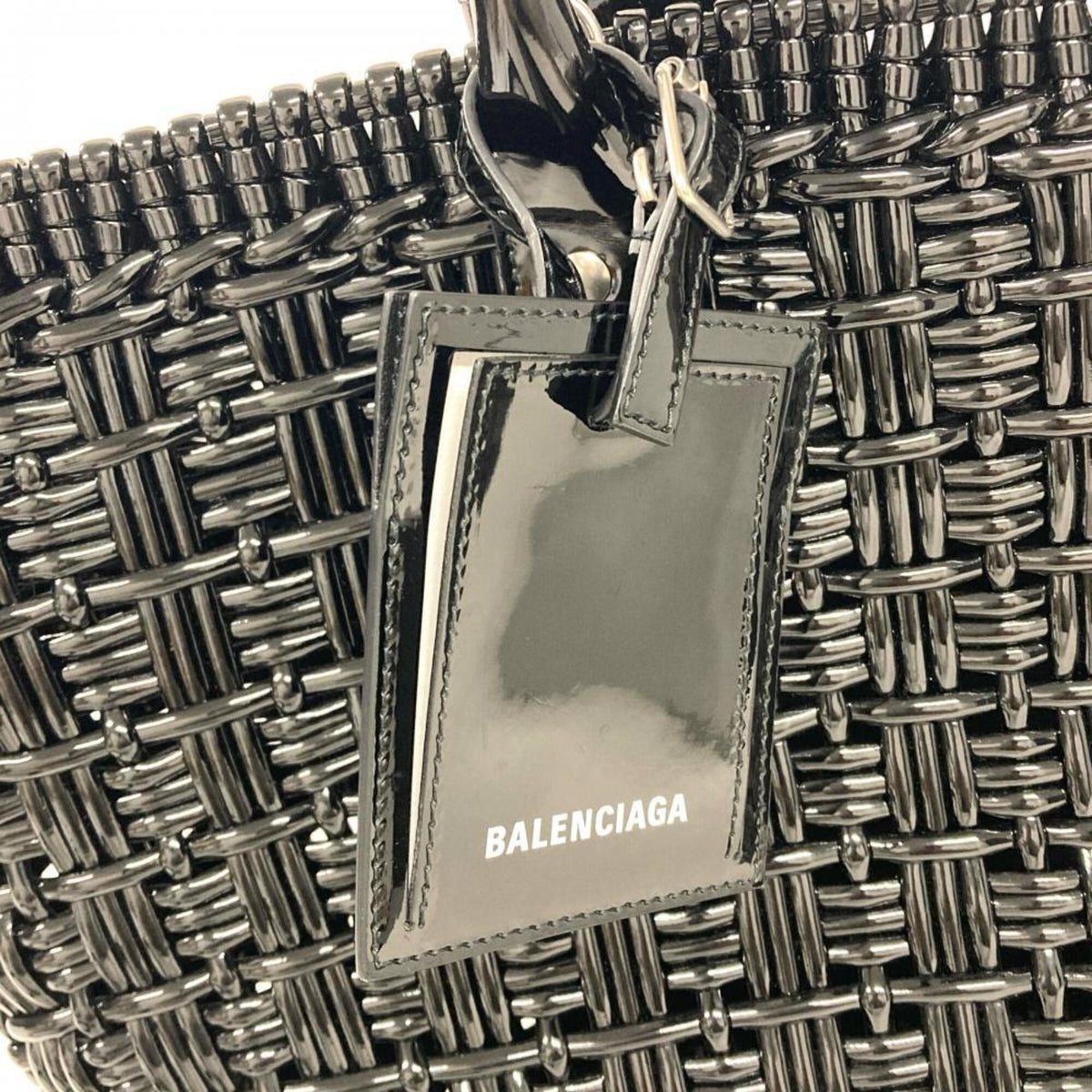 Balenciaga Black Basket Tote Bag (Pre-Owned)