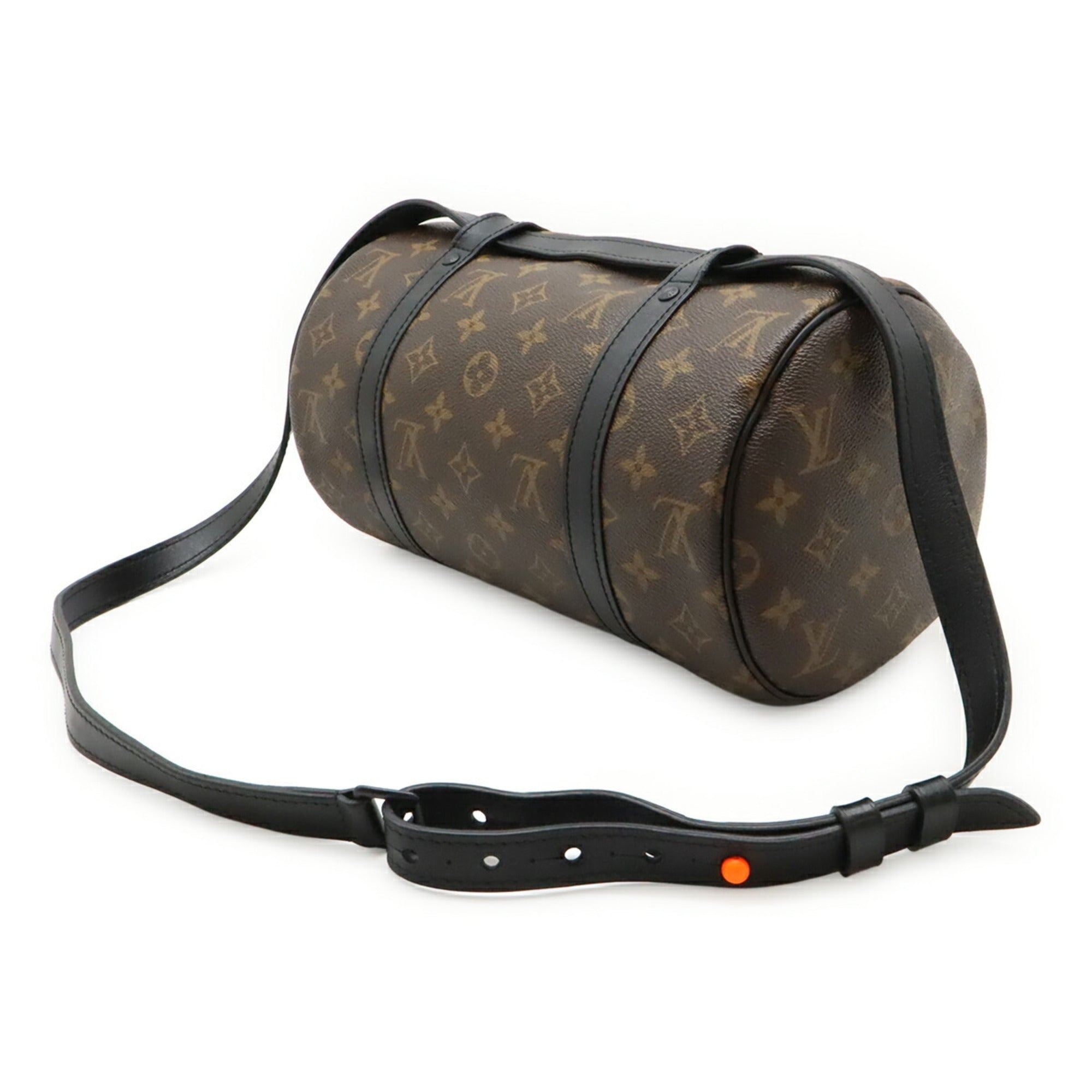 Louis Vuitton Black Brown Monogram Orange Monogram Shoulder Bag (Pre-Owned)