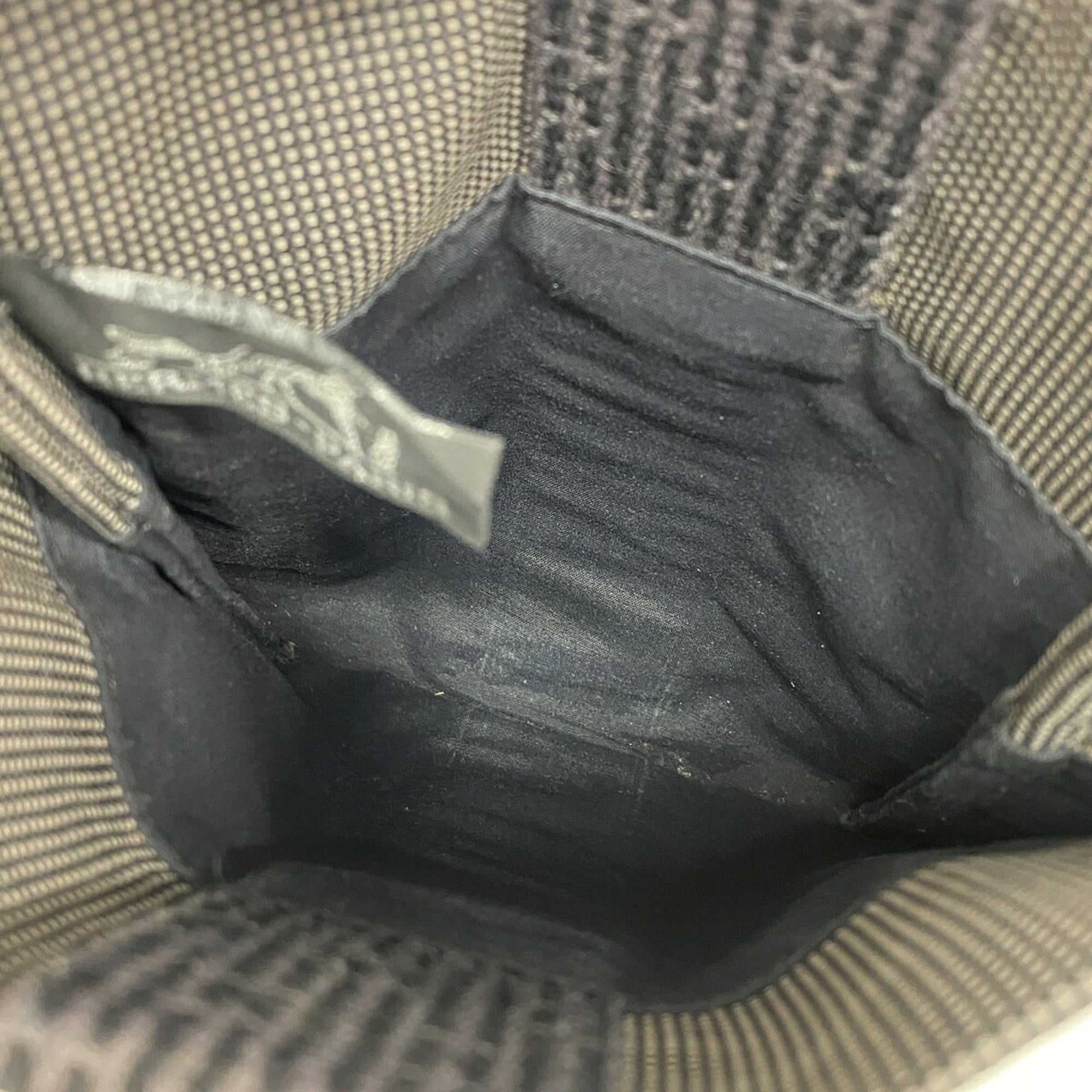 Hermes Gray Nylon Shoulder Bag (Pre-Owned)
