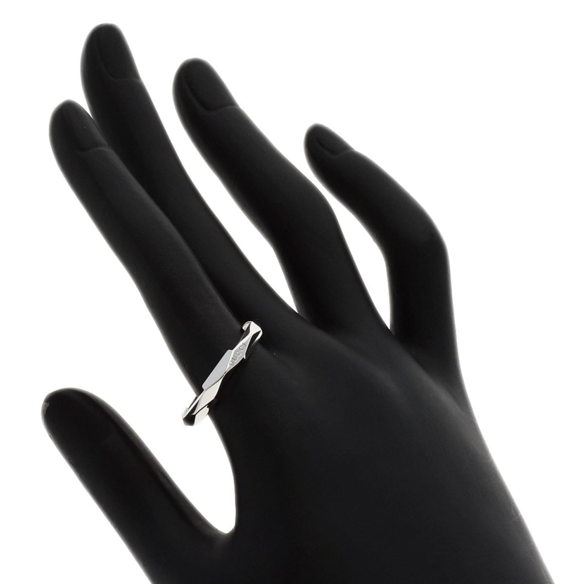 Gucci White Gold (18K) Band Ring (Pre-Owned)