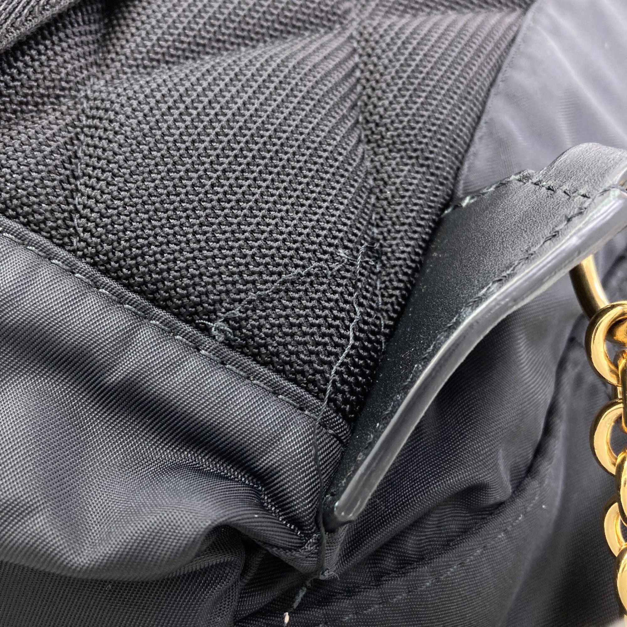 Burberry Black Brown Nylon Backpack (Pre-Owned)