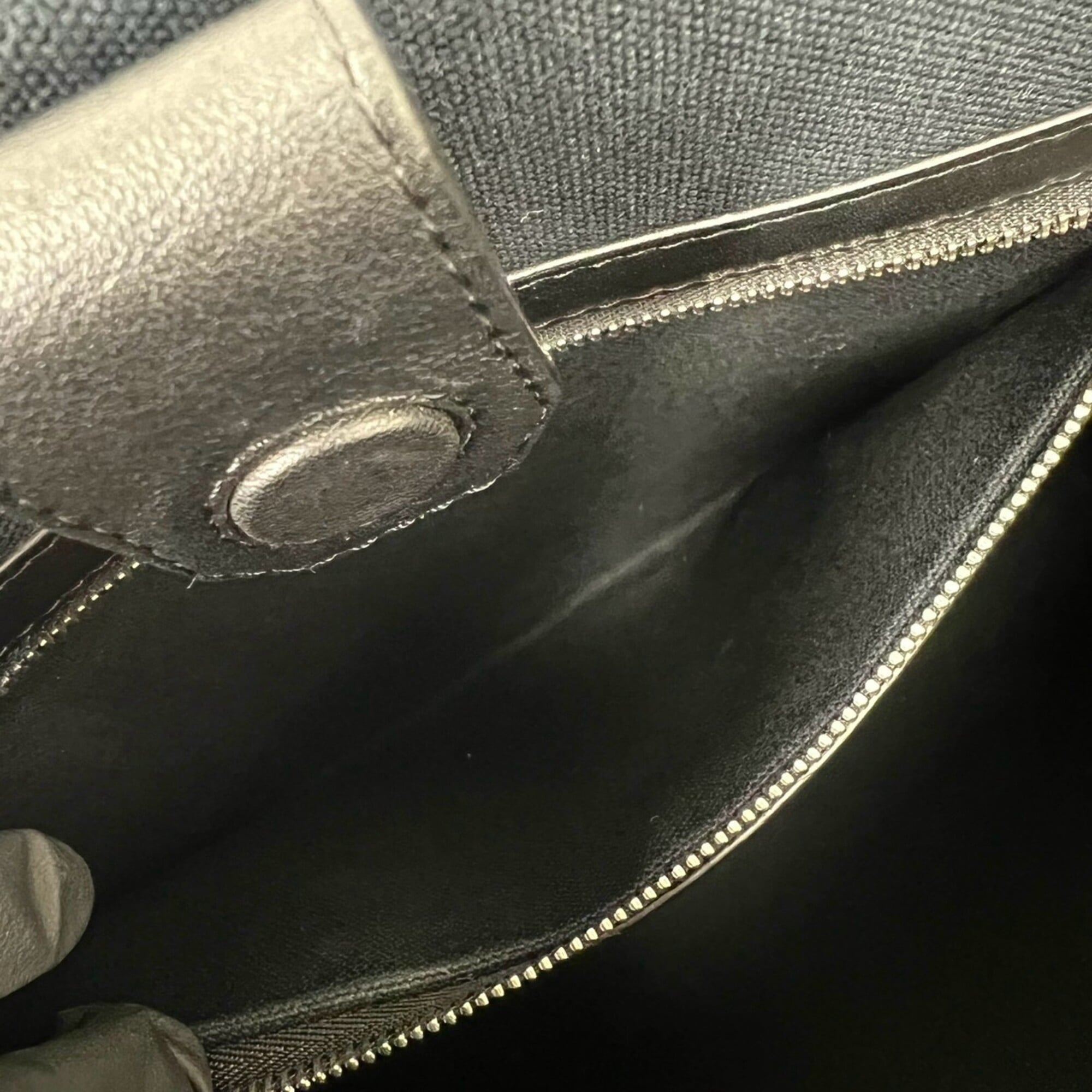 Loewe Black Gray Canvas Leather Tote Bag (Pre-Owned)