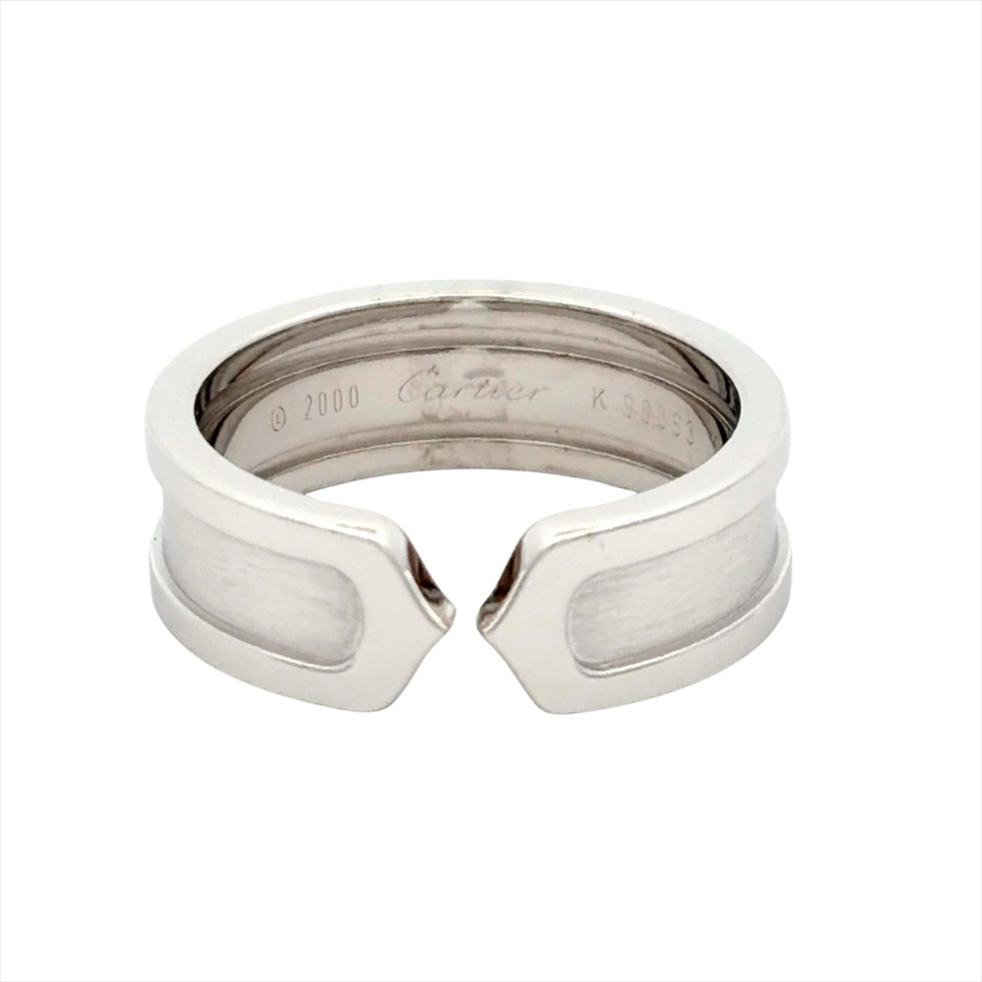 Cartier White Gold White Gold (18K) Band Ring (Pre-Owned)