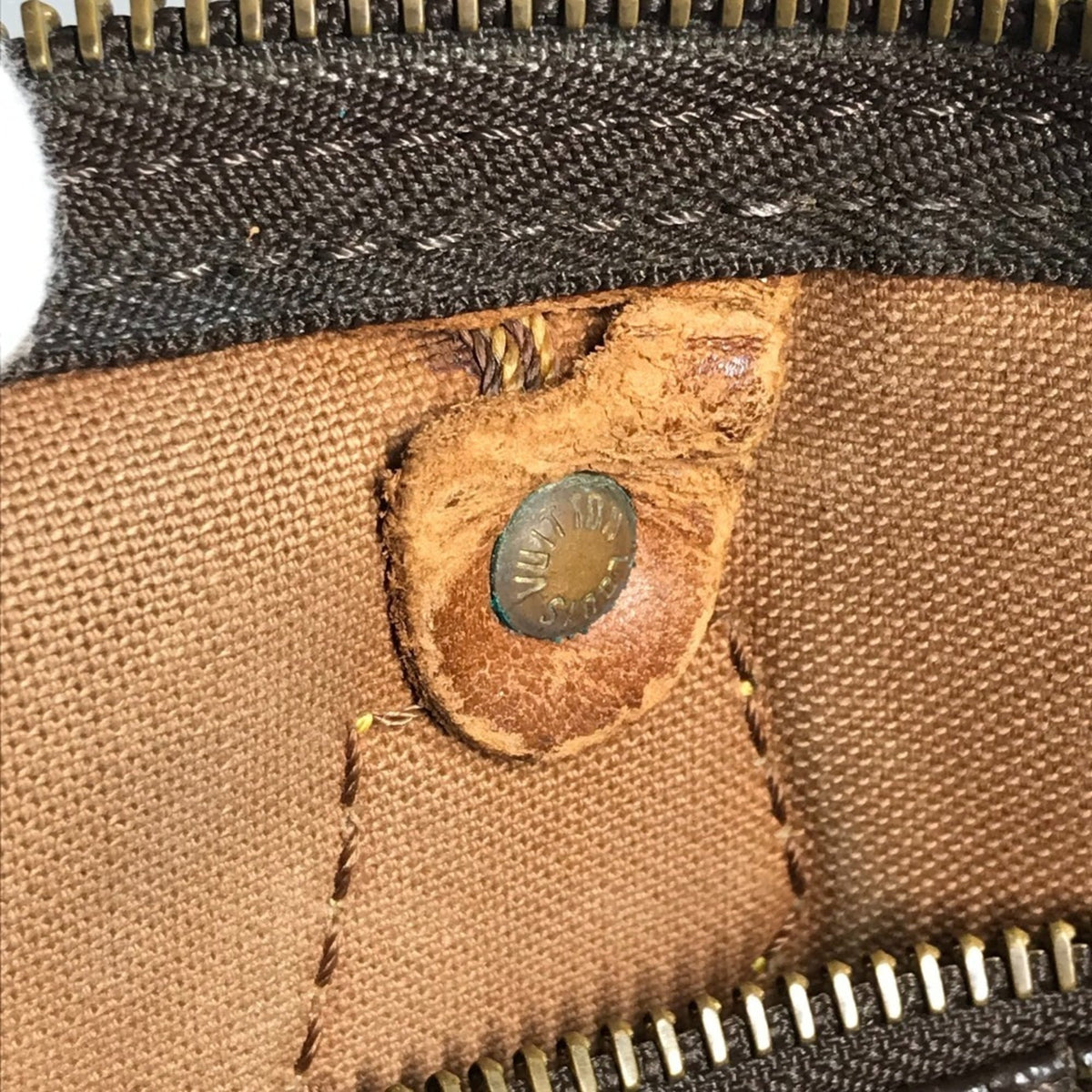 Louis Vuitton Brown Monogram Canvas Boston Bag Handbag Tote Bag (Pre-Owned)