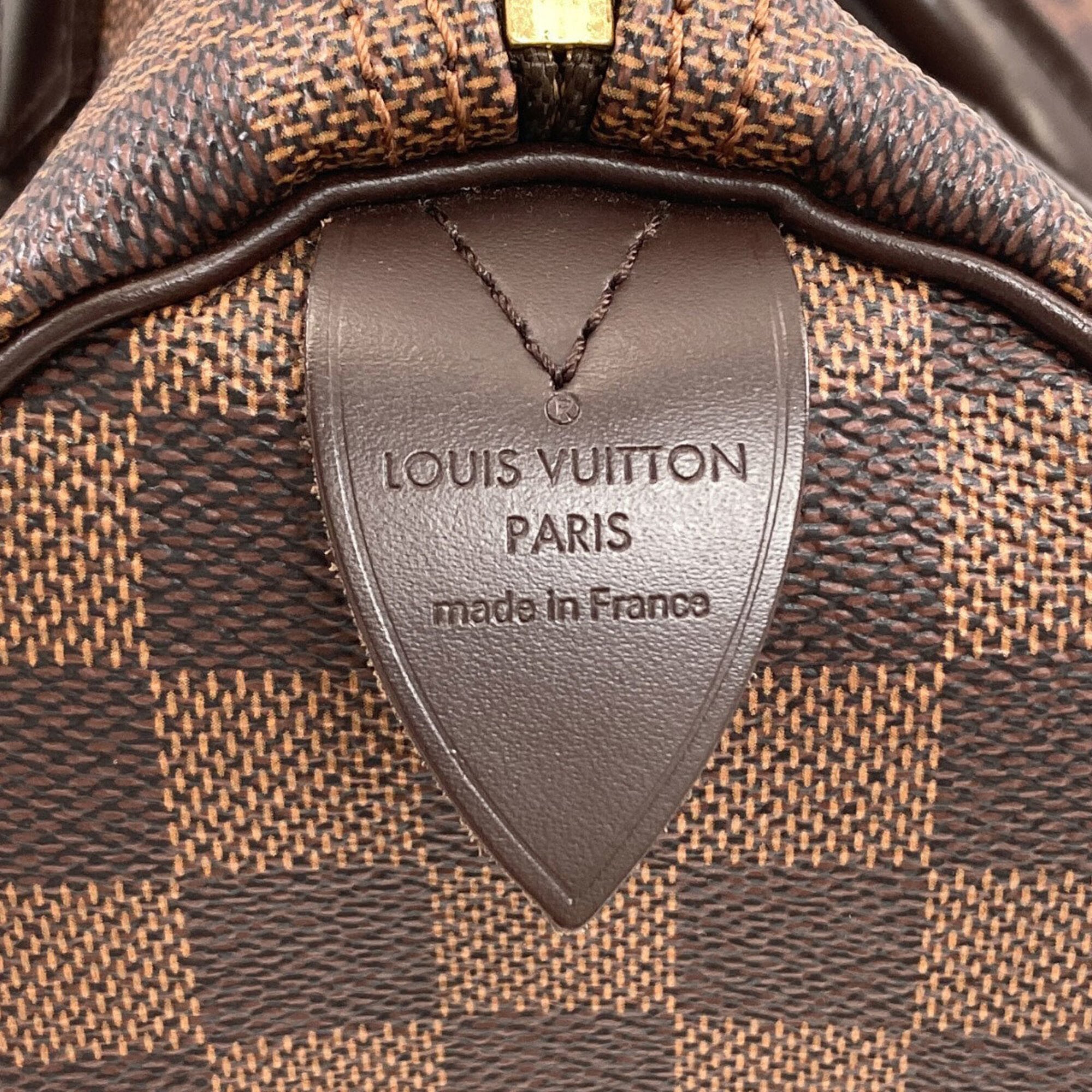 Louis Vuitton Damier Canvas Ebene Damier Canvas Handbag (Pre-Owned)