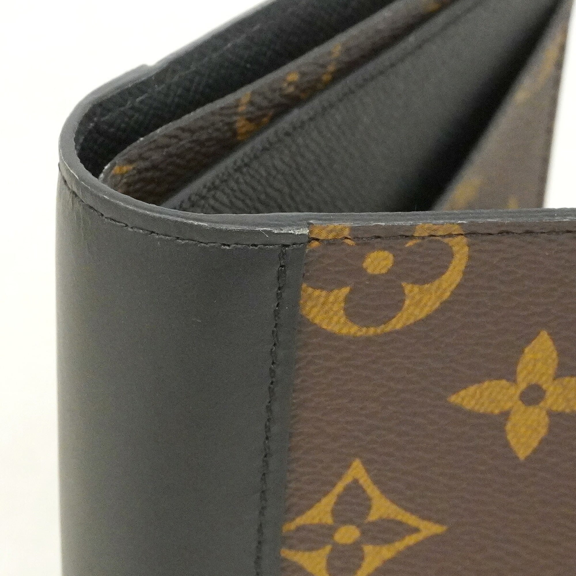 Louis Vuitton Black Brown Bill Wallet (Bi-Fold) (Pre-Owned)