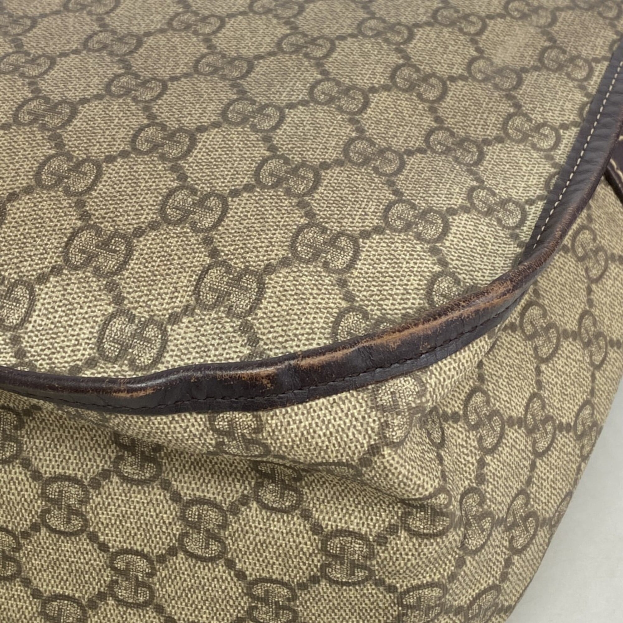 Gucci Brown Pvc Shoulder Bag (Pre-Owned)