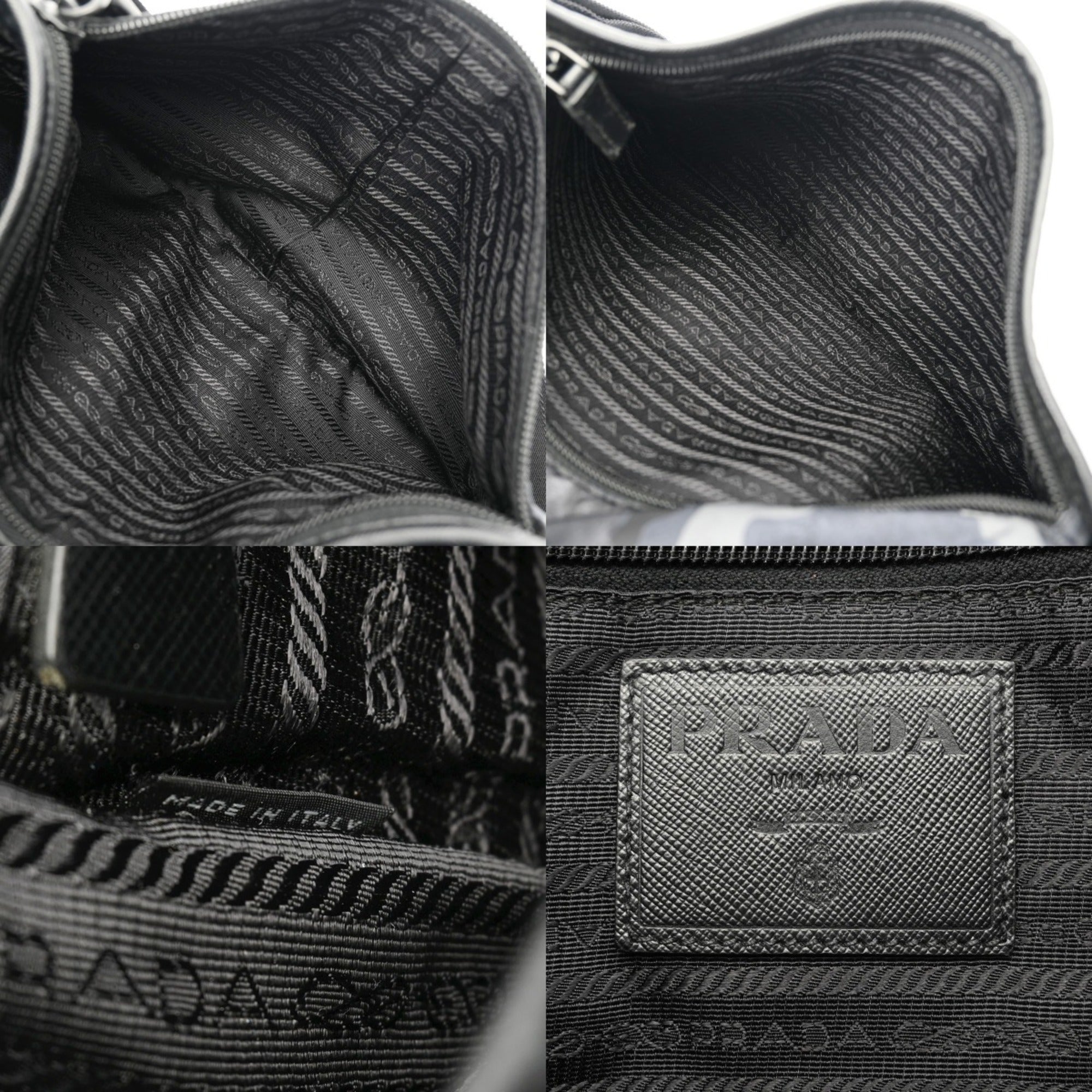 Prada Blue Nylon Shoulder Bag (Pre-Owned)