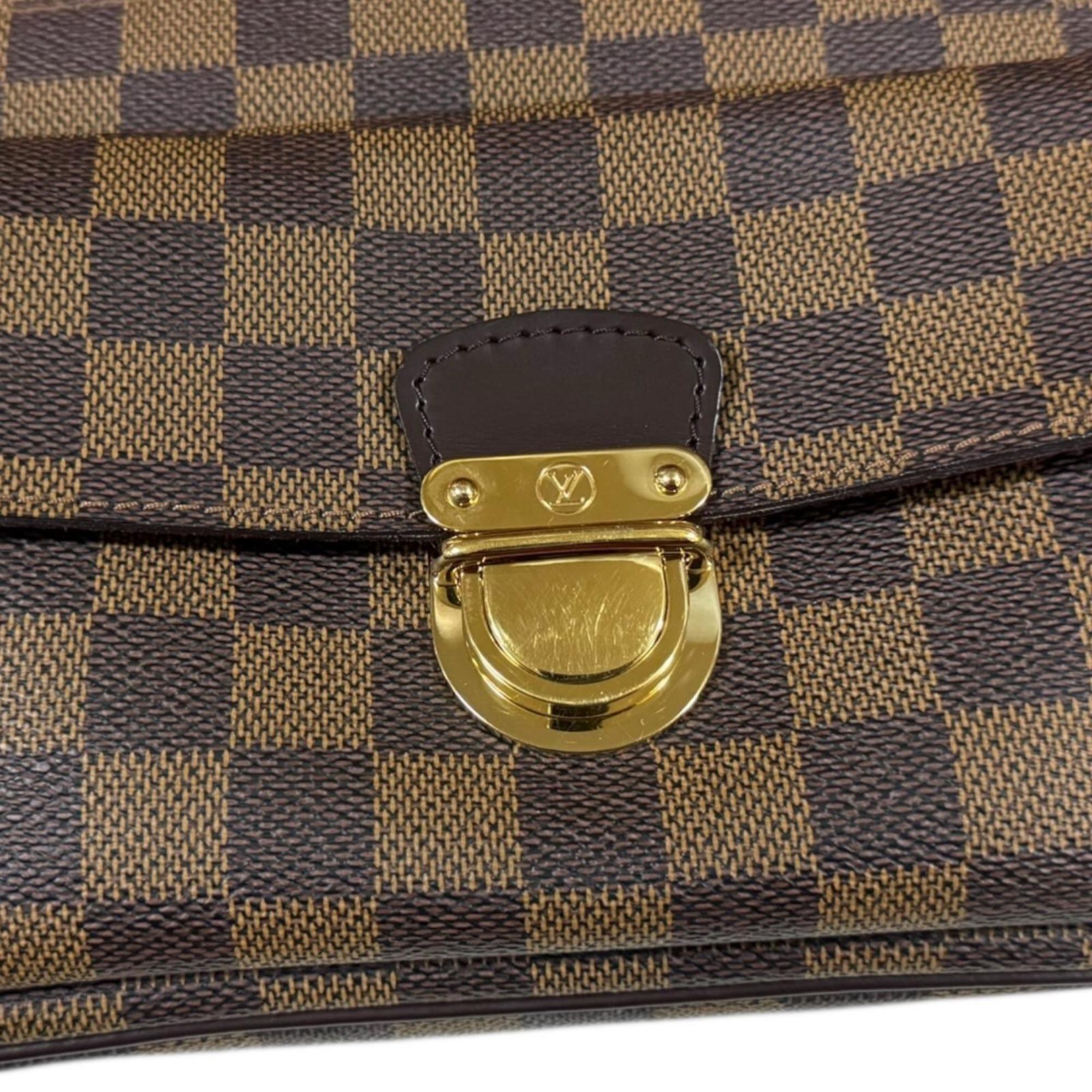 Louis Vuitton Damier Brown Damier Canvas Damier Canvas Shoulder Bag (Pre-Owned)