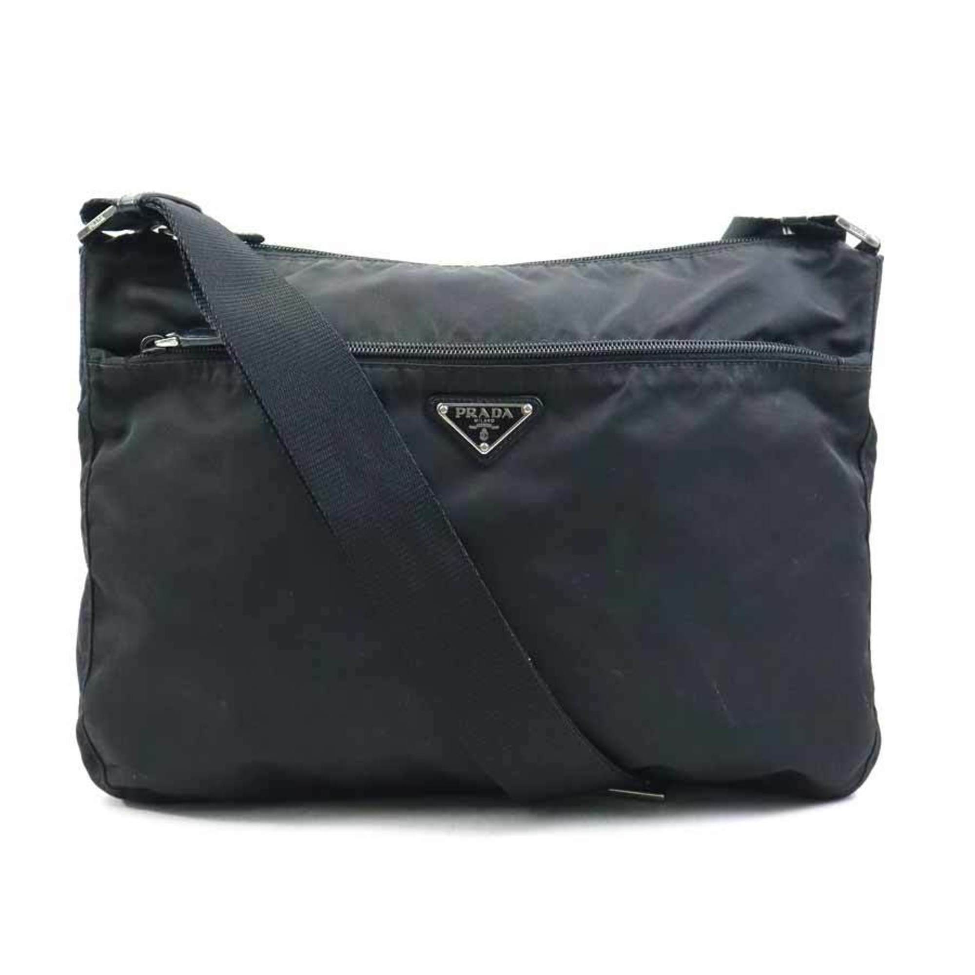 Prada Black Nylon Shoulder Bag (Pre-Owned)
