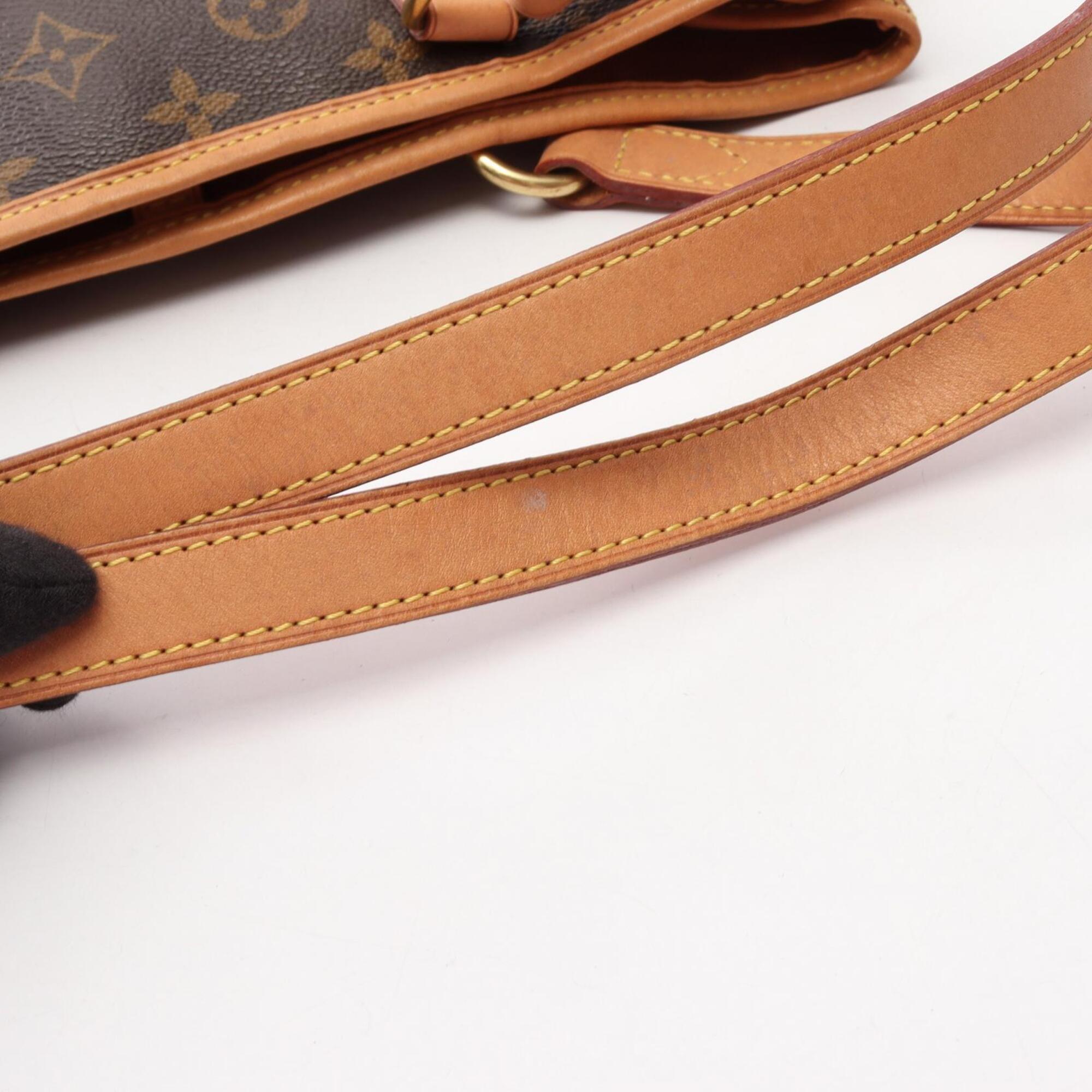 Louis Vuitton Brown Monogram Monogram Leather Handbag Shoulder Bag (Pre-Owned)
