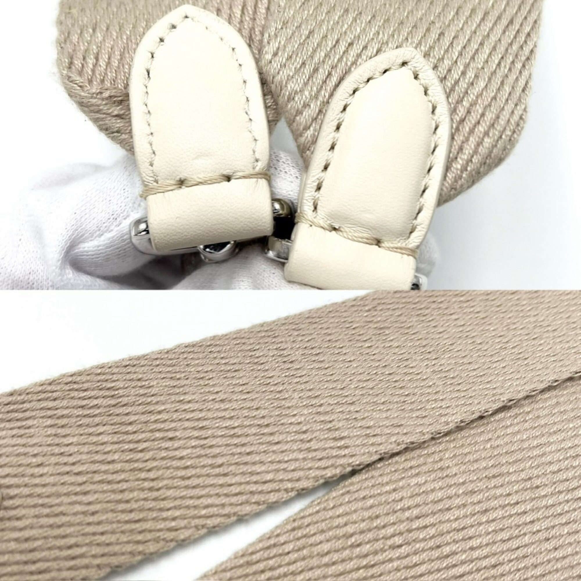 Fendi Brown Ivory Canvas Patent Leather Handbag Shoulder Bag Tote Bag (Pre-Owned)