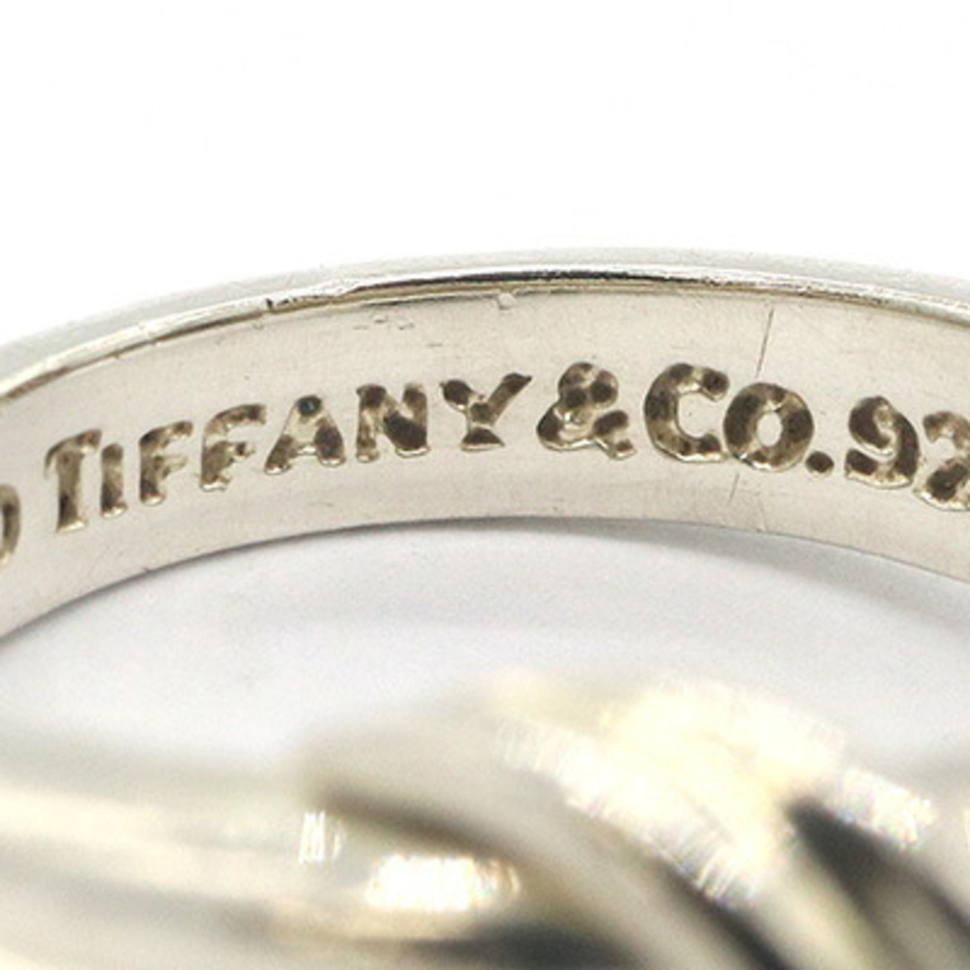 Tiffany Silver Sterling Silver 925 Band Ring (Pre-Owned)